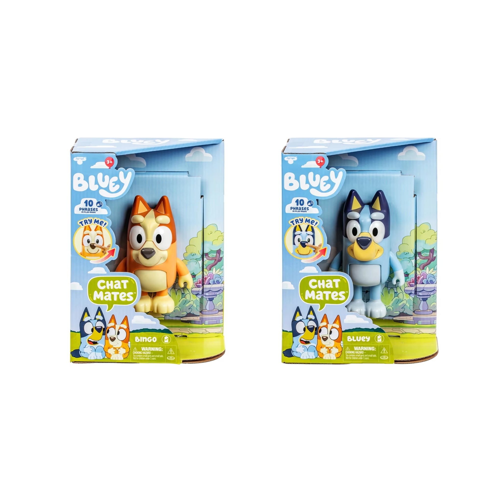 Bluey Chat Mates Talking Figures – Single Pack (Assorted)