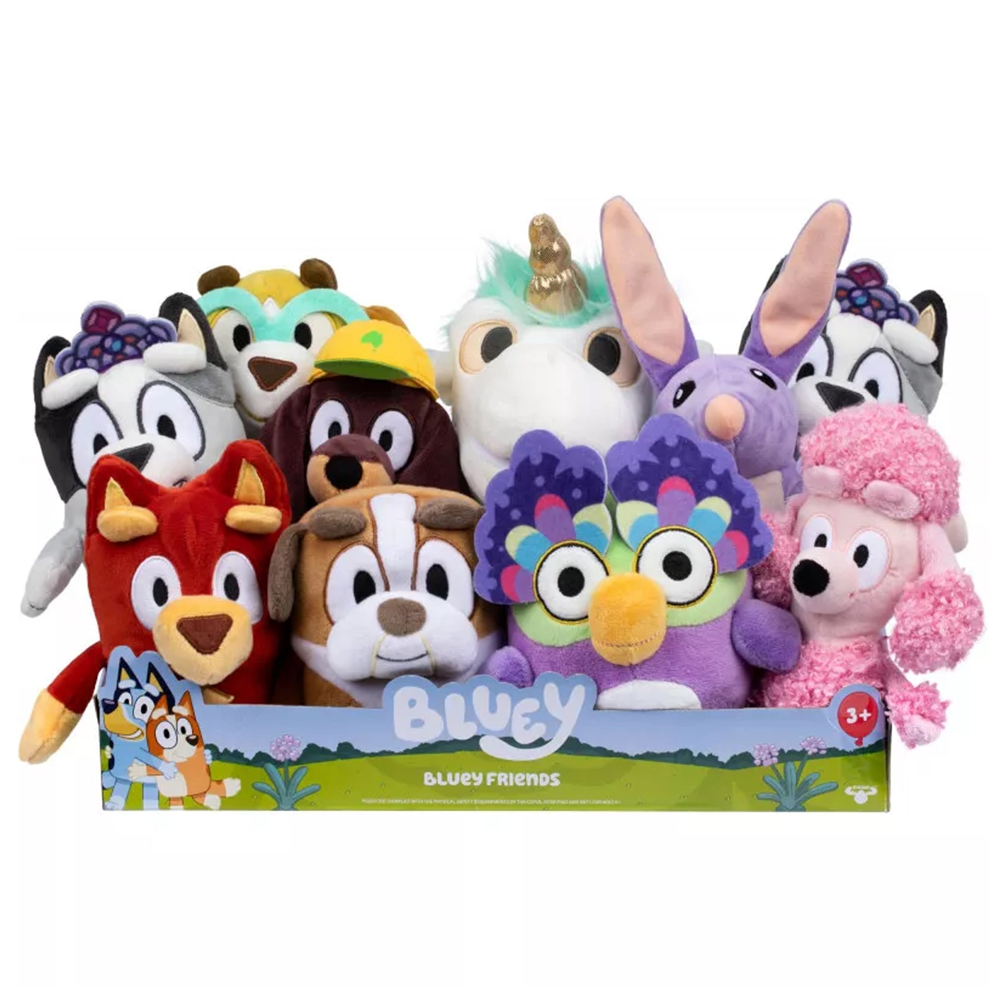 Bluey S13 Single Plush assorted - Friends