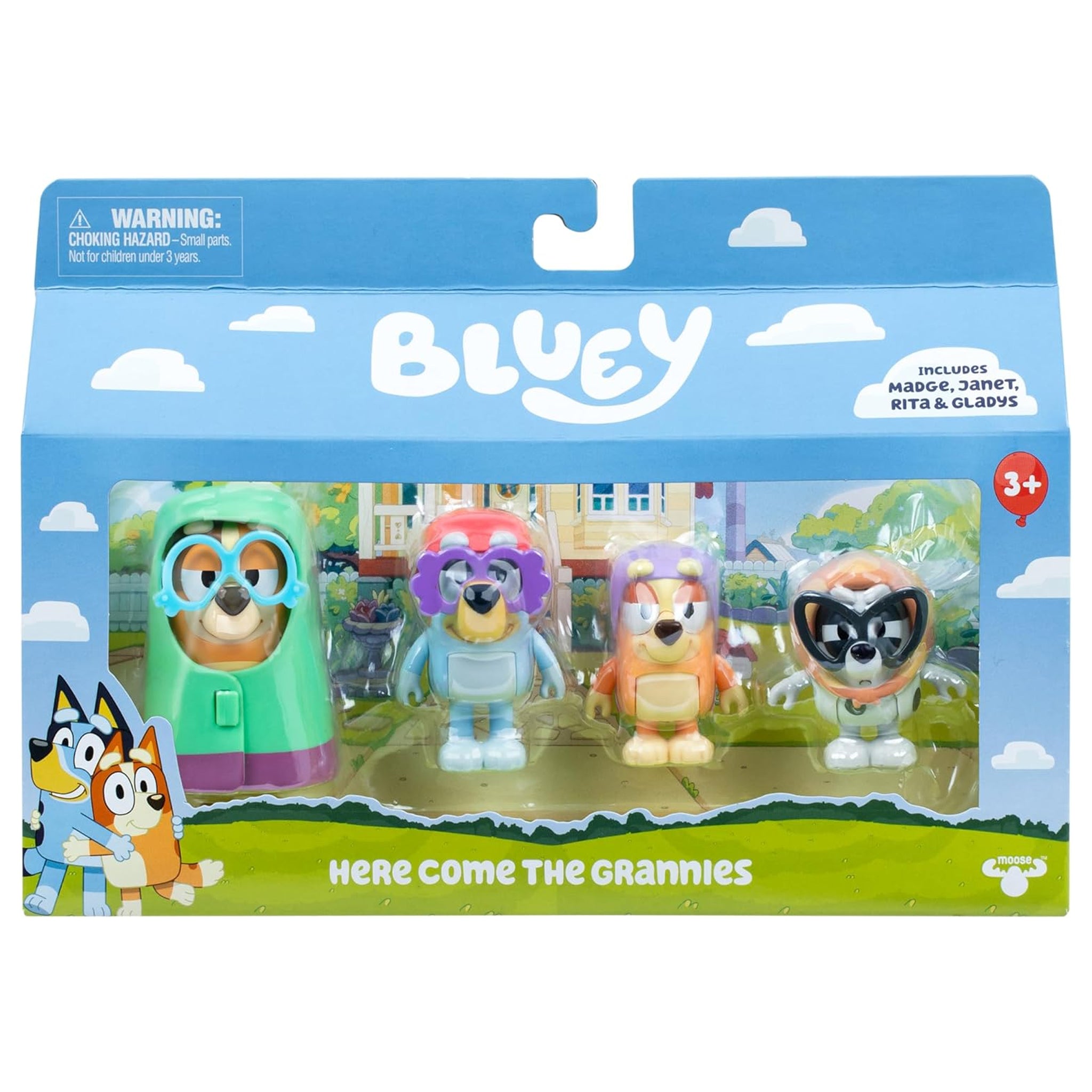 Bluey Series 14 Figure 4 Pack Grannies assorted