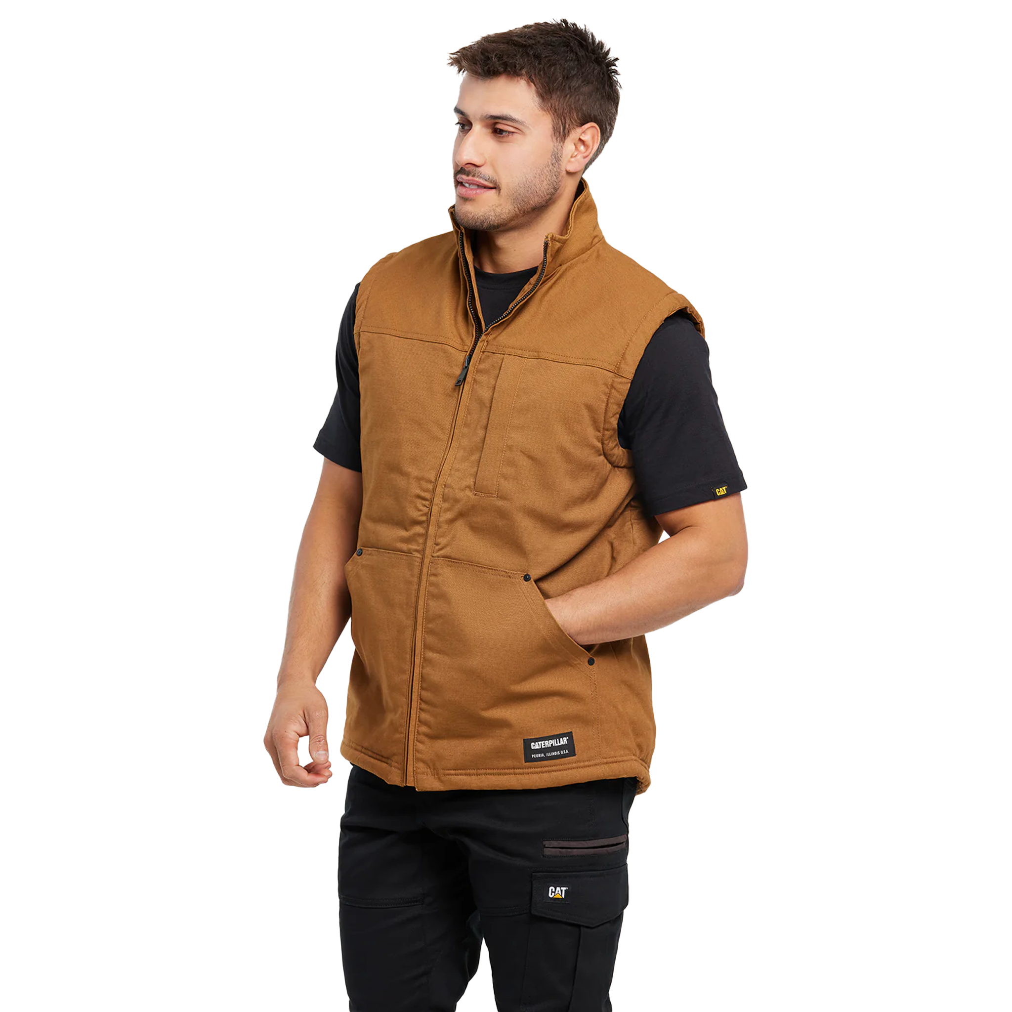 CAT Sherpa Lined Vest