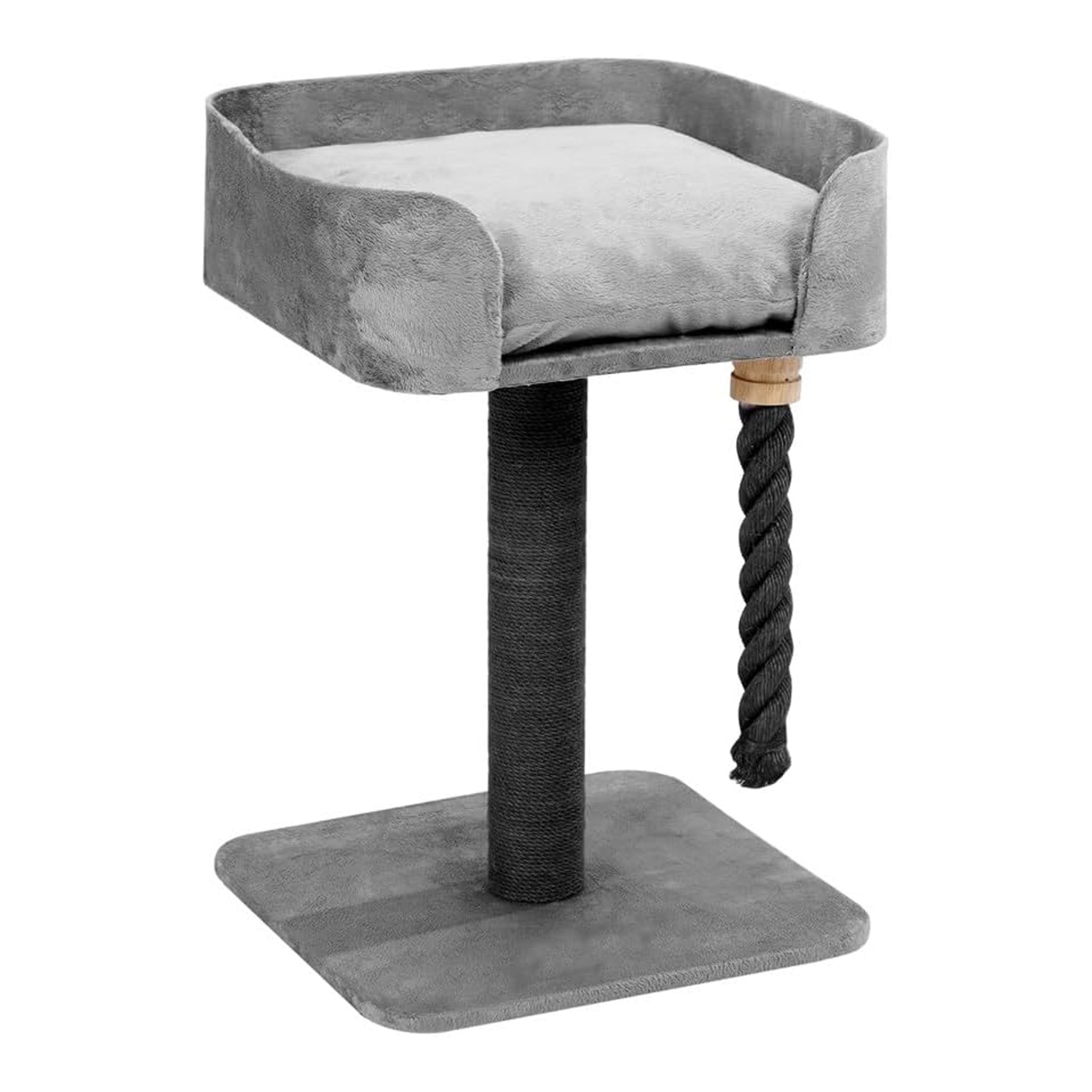 Castby Fitzroy Scratching Post 40x40x60cm Chinchilla Plush