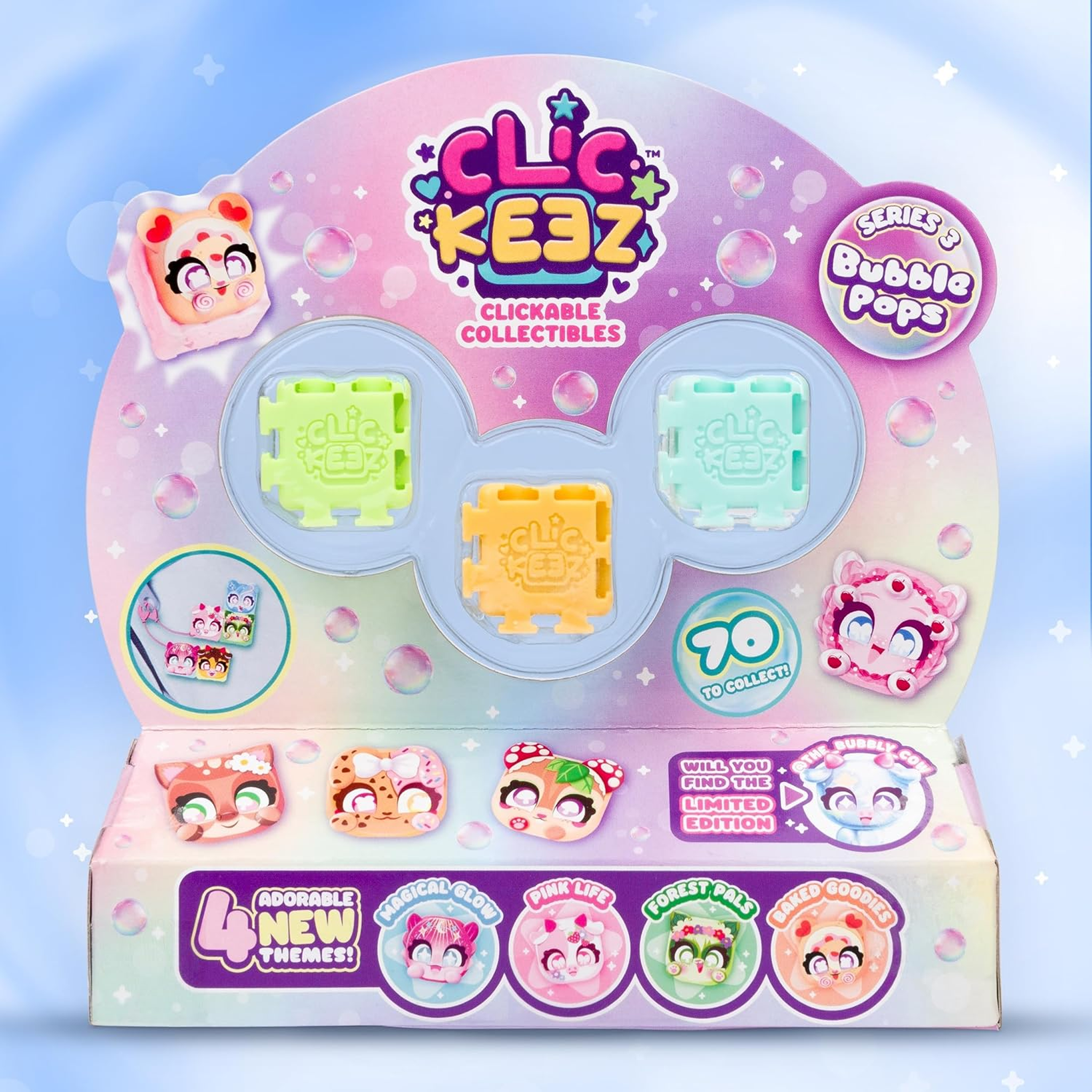 Clickeez Series 3 Bubble Pops - 5 Pack