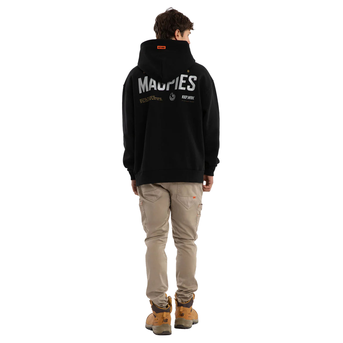 Collingwood Magpies Subject Hoodie Jet Black