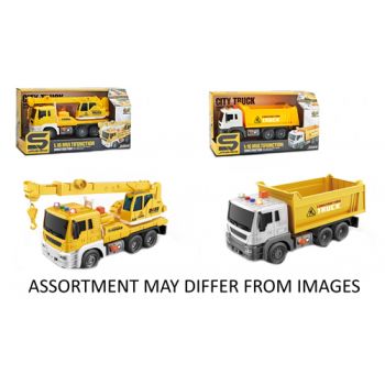 Construction Truck 1:16 Multifunction L&S - Assorted