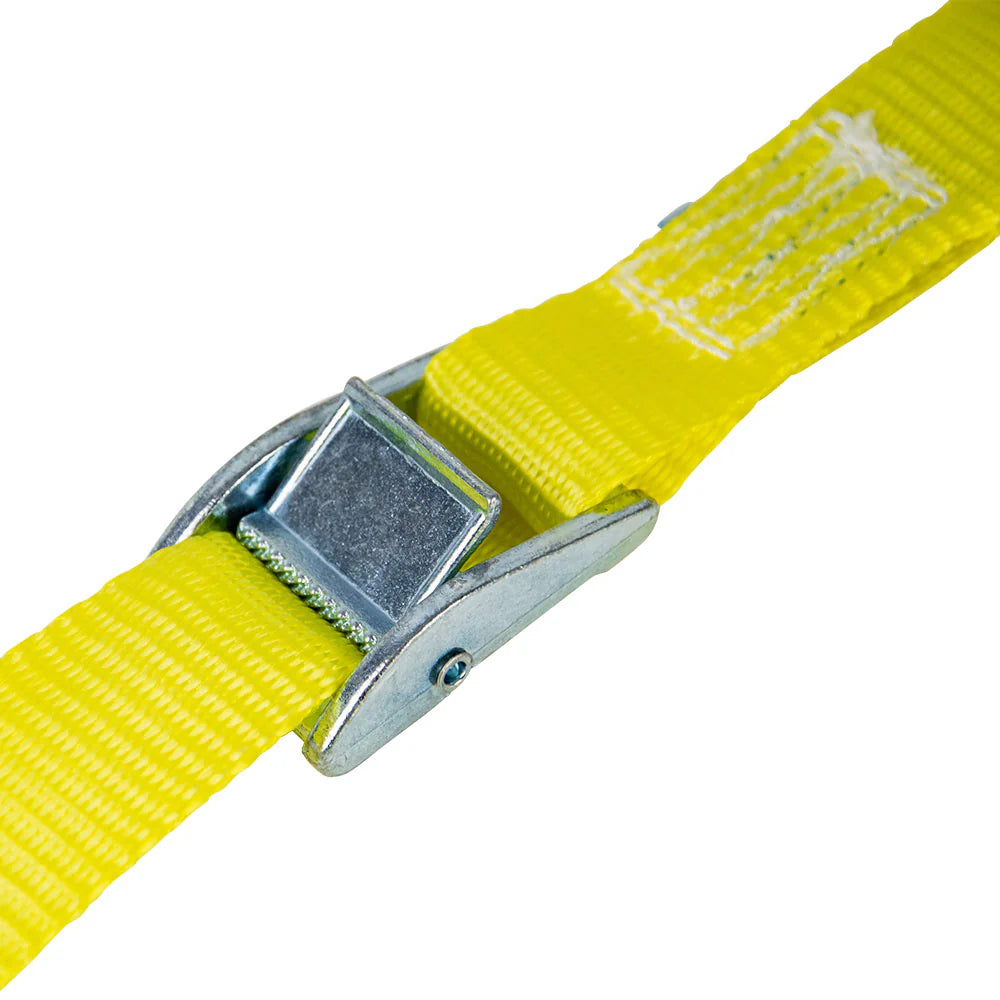 MONKEY GRIP Cam Buckle Tie Down 110KG Capacity 25mm x 4m Webbing (2pce)