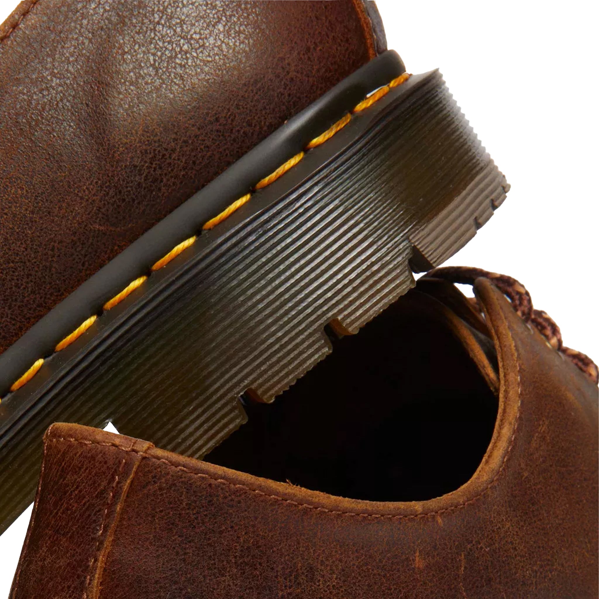Dr. Martens 1461 Slip Resistant 3-Eye Shoe – Dark Tan Parker Life Shield WP