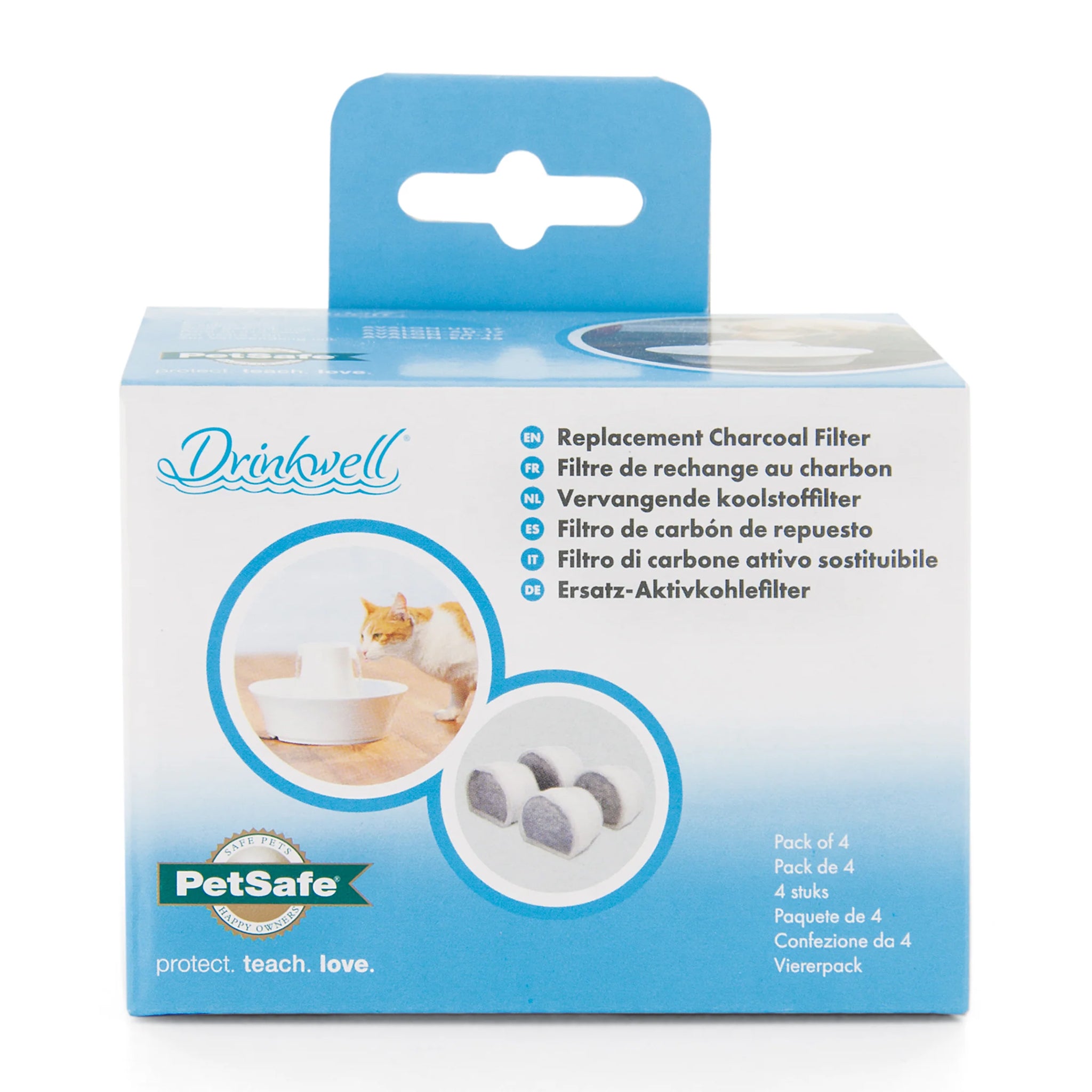 Drinkwell® Replacement Charcoal Filter - 4 Pack