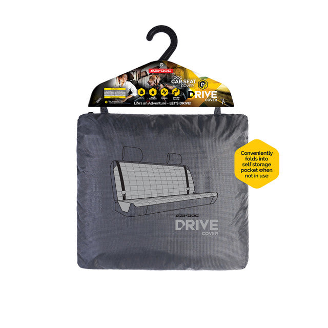 EzyDog Drive Seat Cover Rear - Charcoal