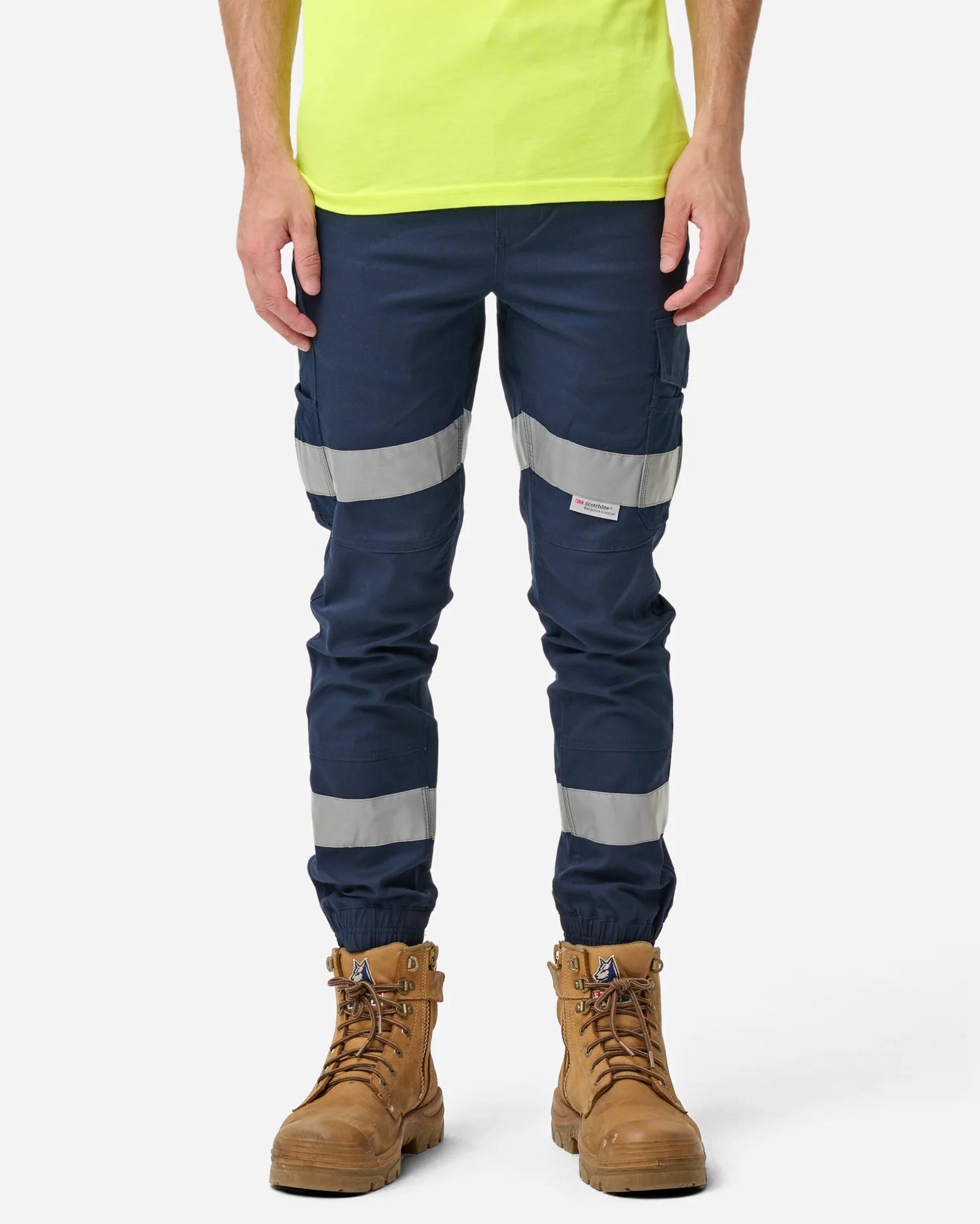 Elwood Mens Reflective Cuffed Elastic Pant