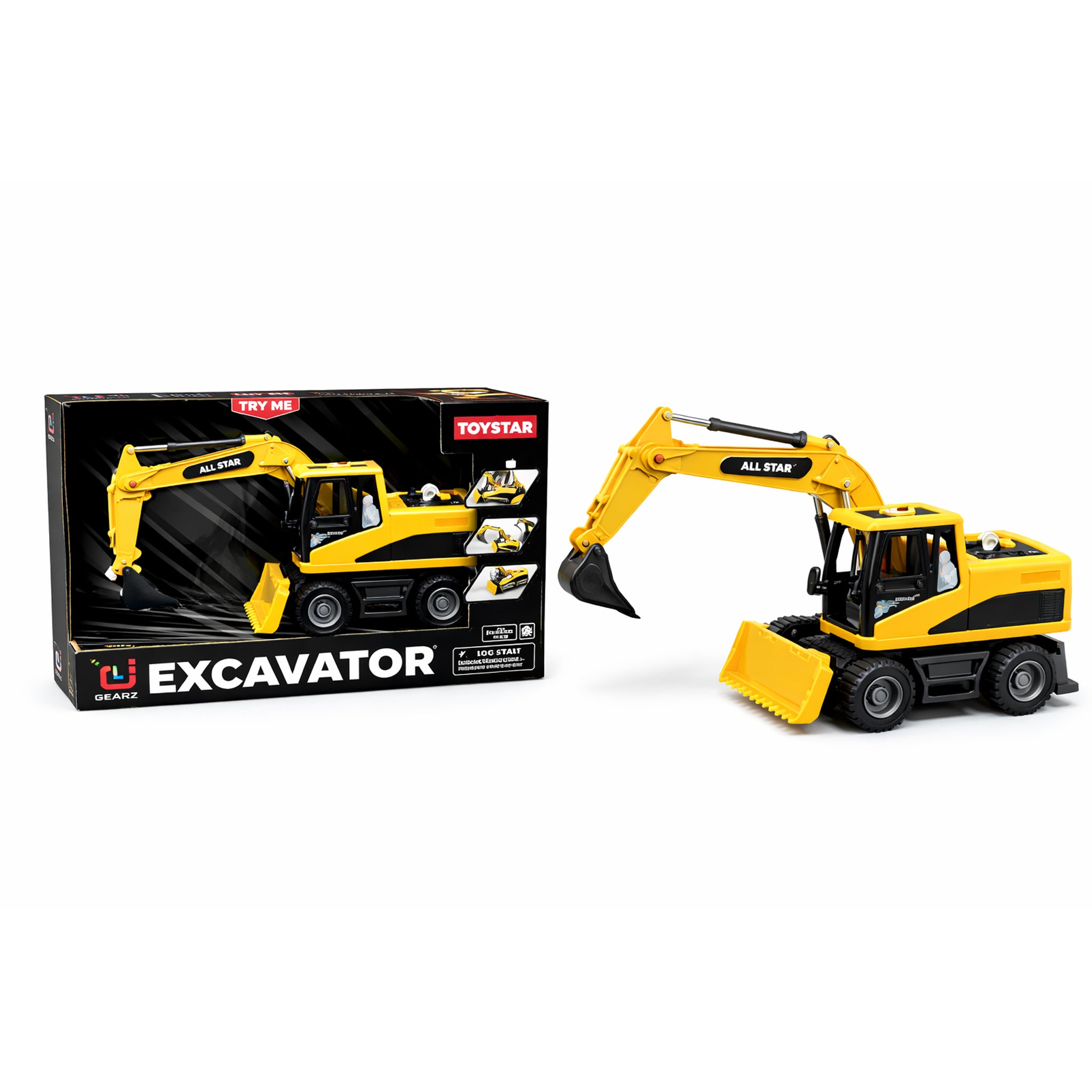 Excavator 33cm Light & Sound Toy