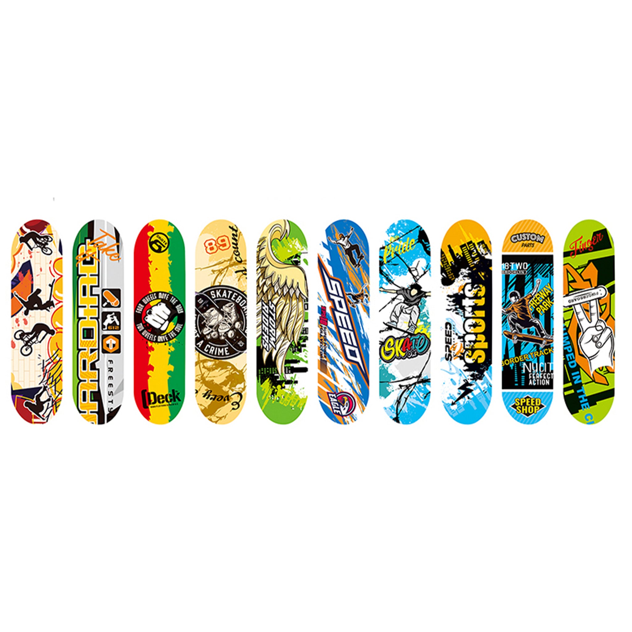 Extreme Sports Skate Board and Bmx Bike Combination with Accessories assorted