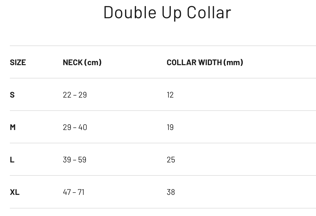 EzyDog Double Up Dog Collar
