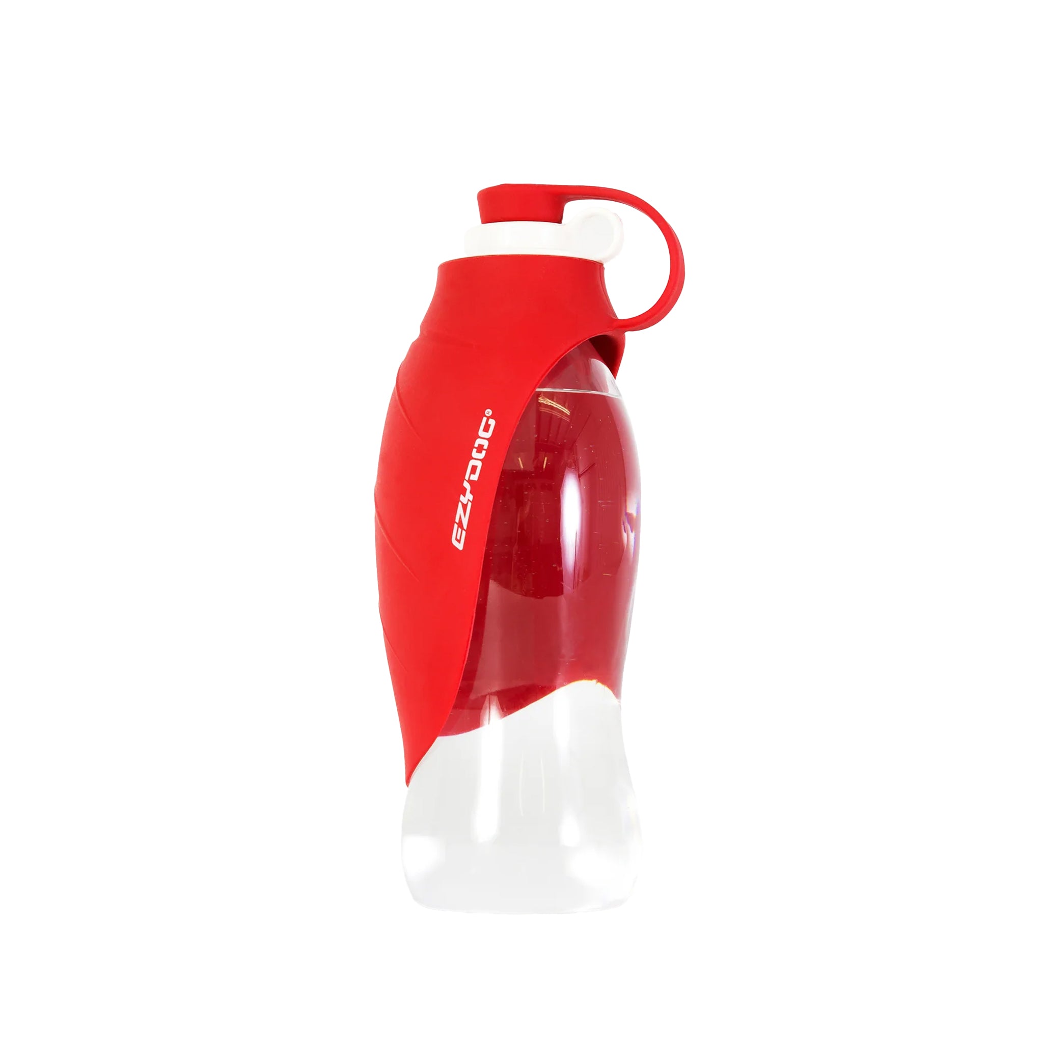 EzyDog Leaf Dog Water Bottle 600ml - Red