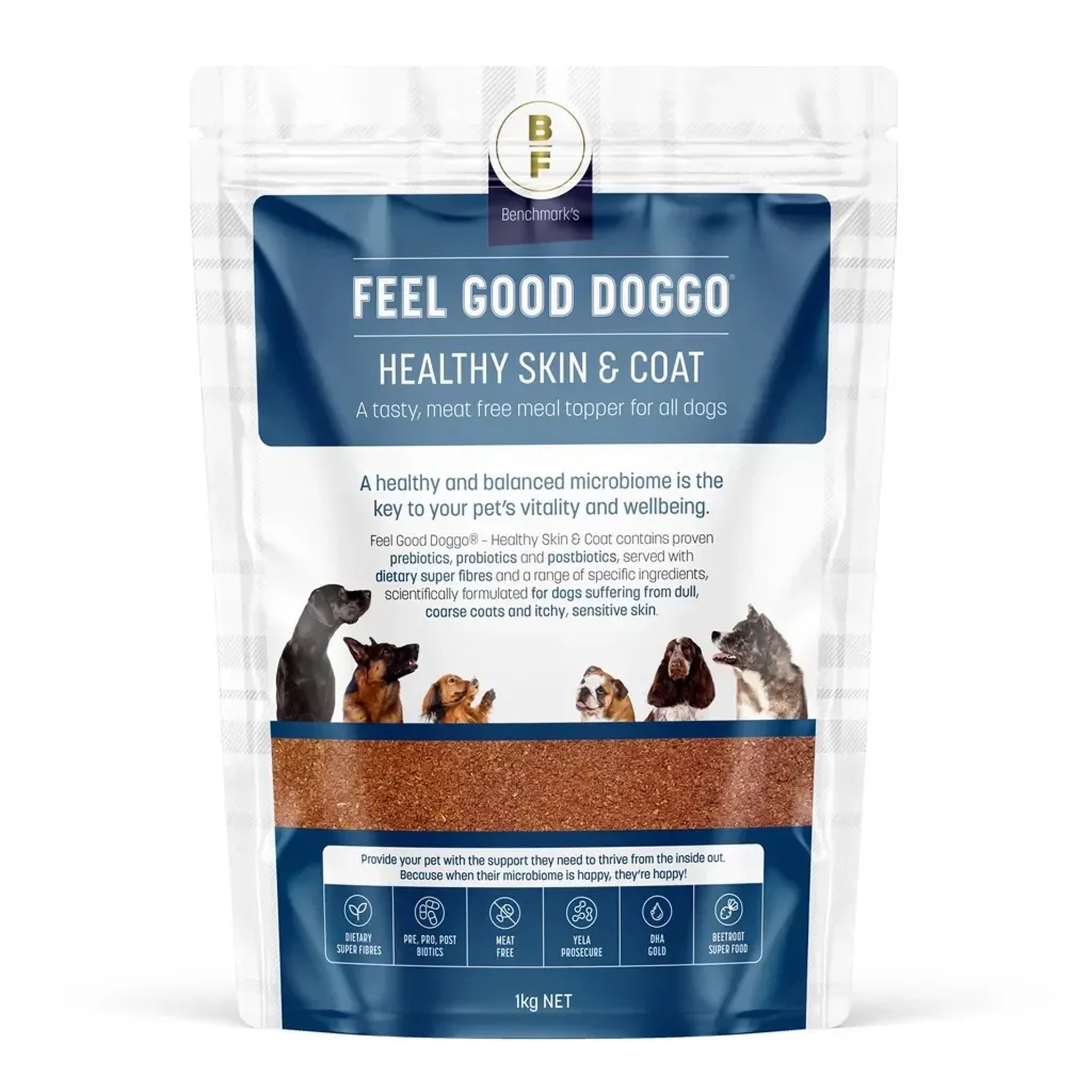 Feel Good Doggo Skin & Coat Meal Topper for Dogs