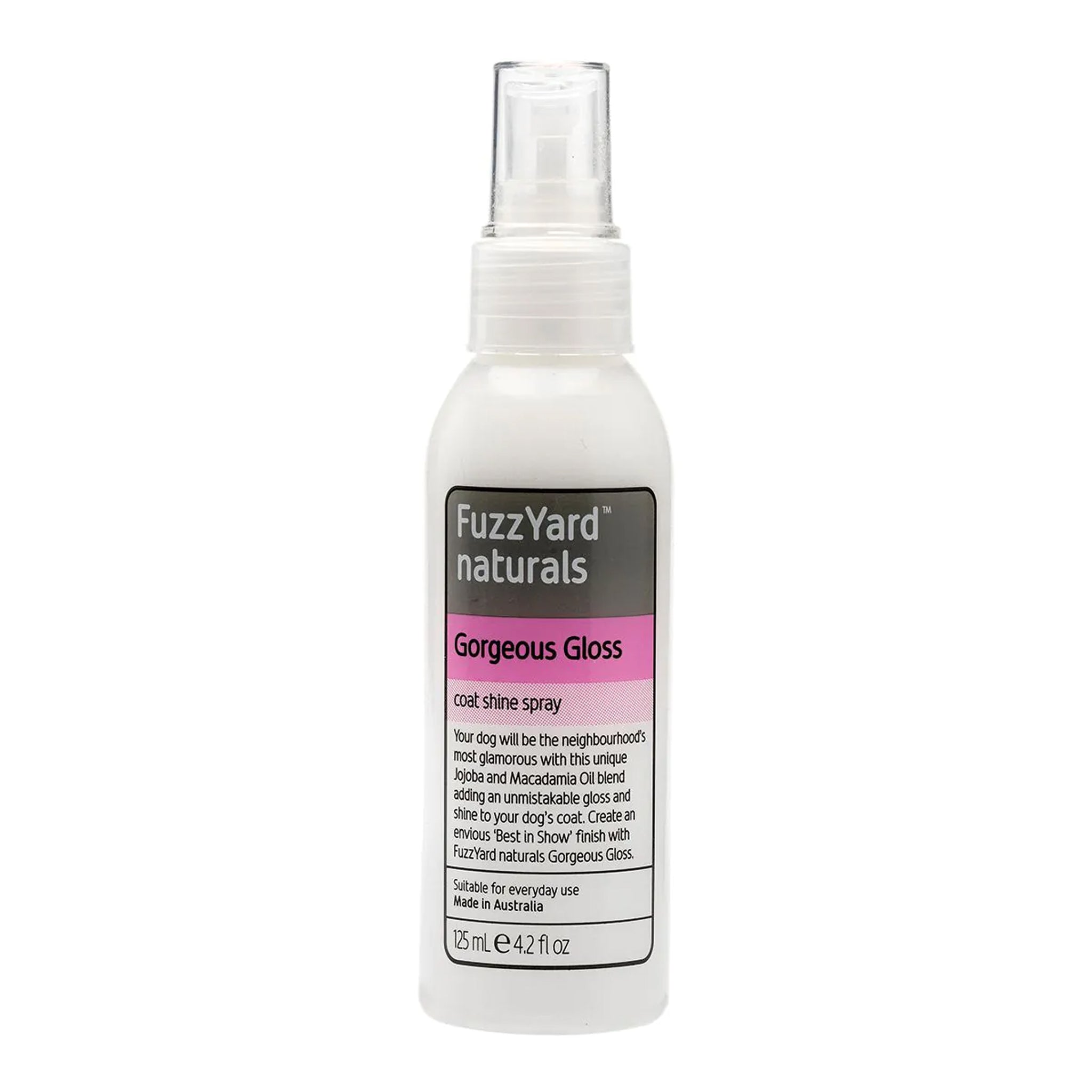 FuzzYard Gorgeous Gloss - Coat Shine Spray 125ml
