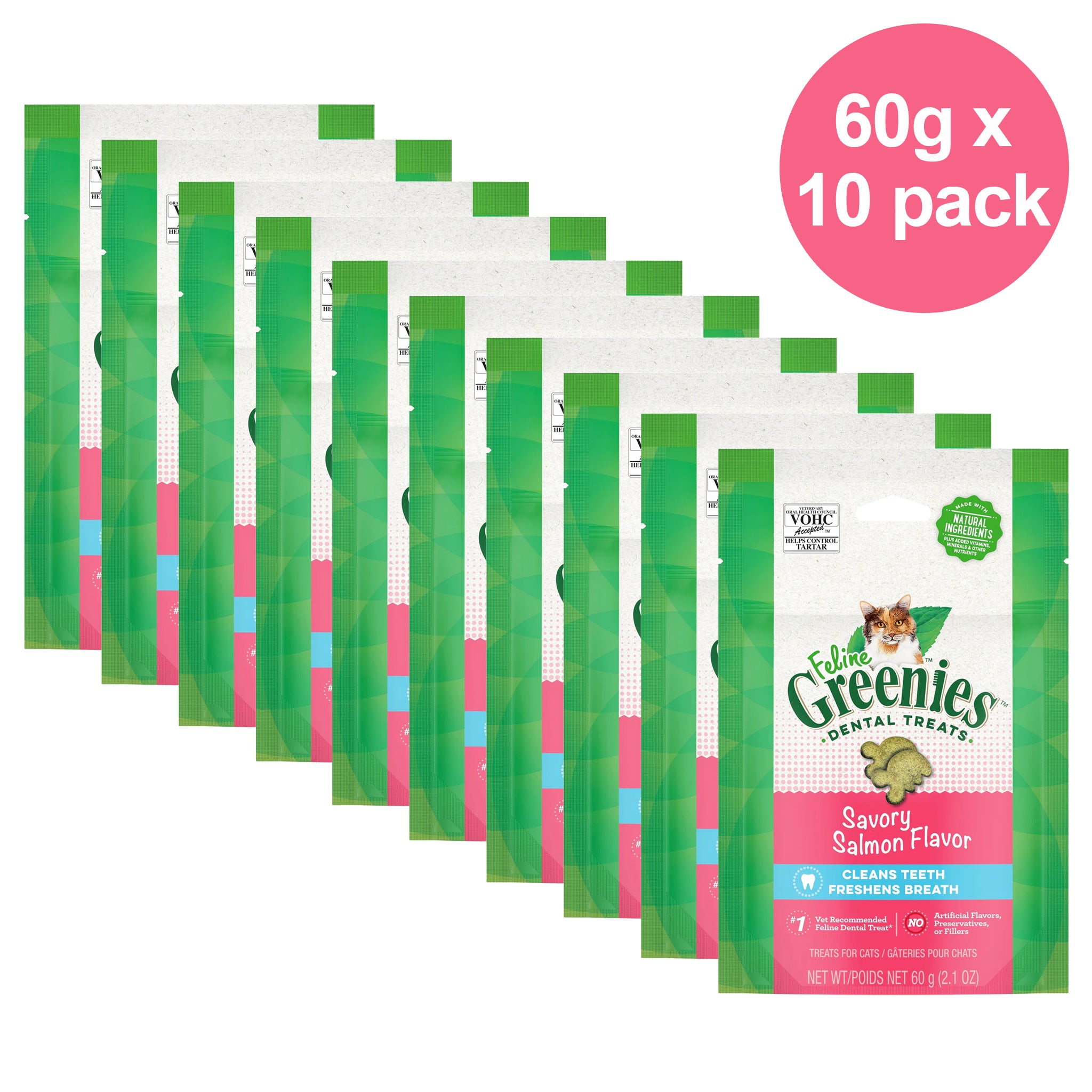 Greenies Cat Salmon Flavour - Dental Treats