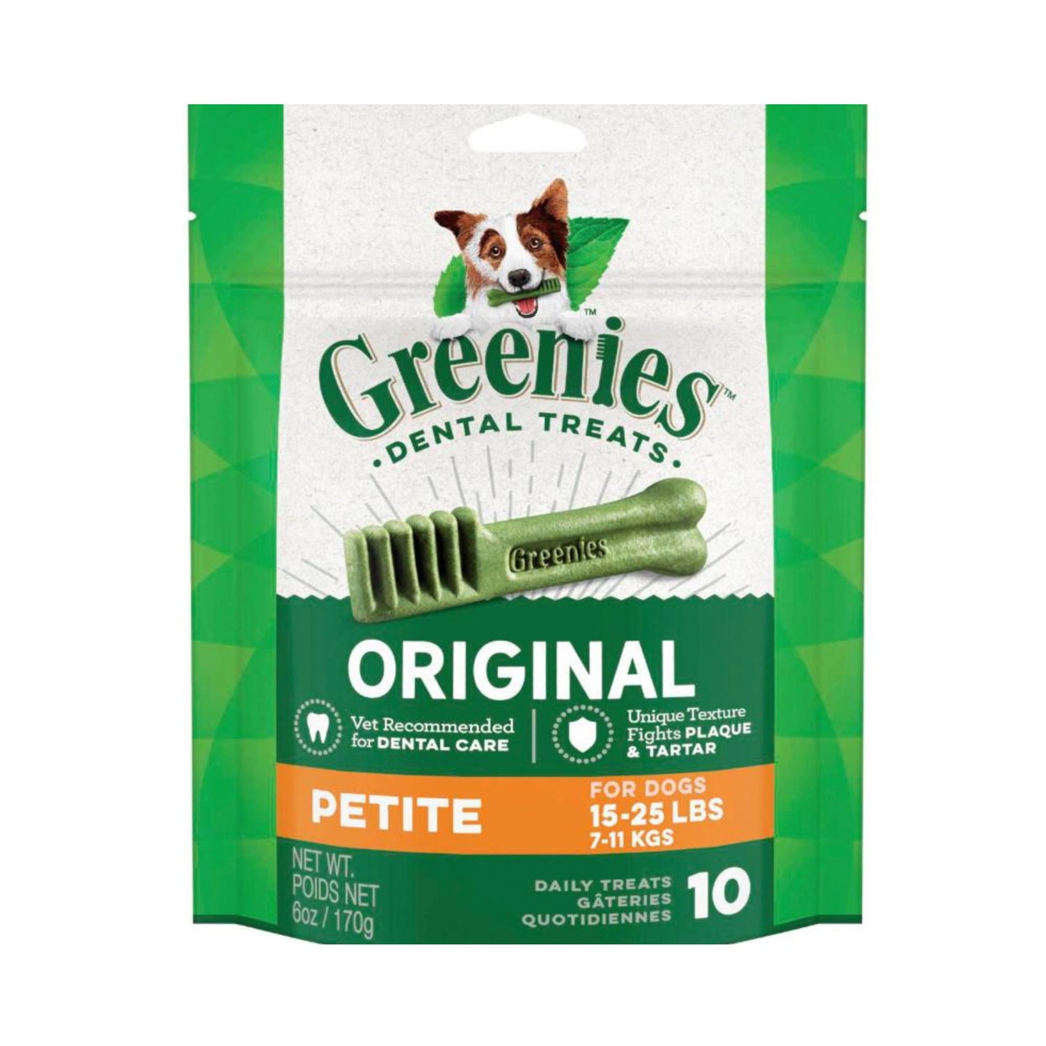 Greenies Original Dental Chews for Dogs – Daily Oral Care Treats (All Sizes) 170g
