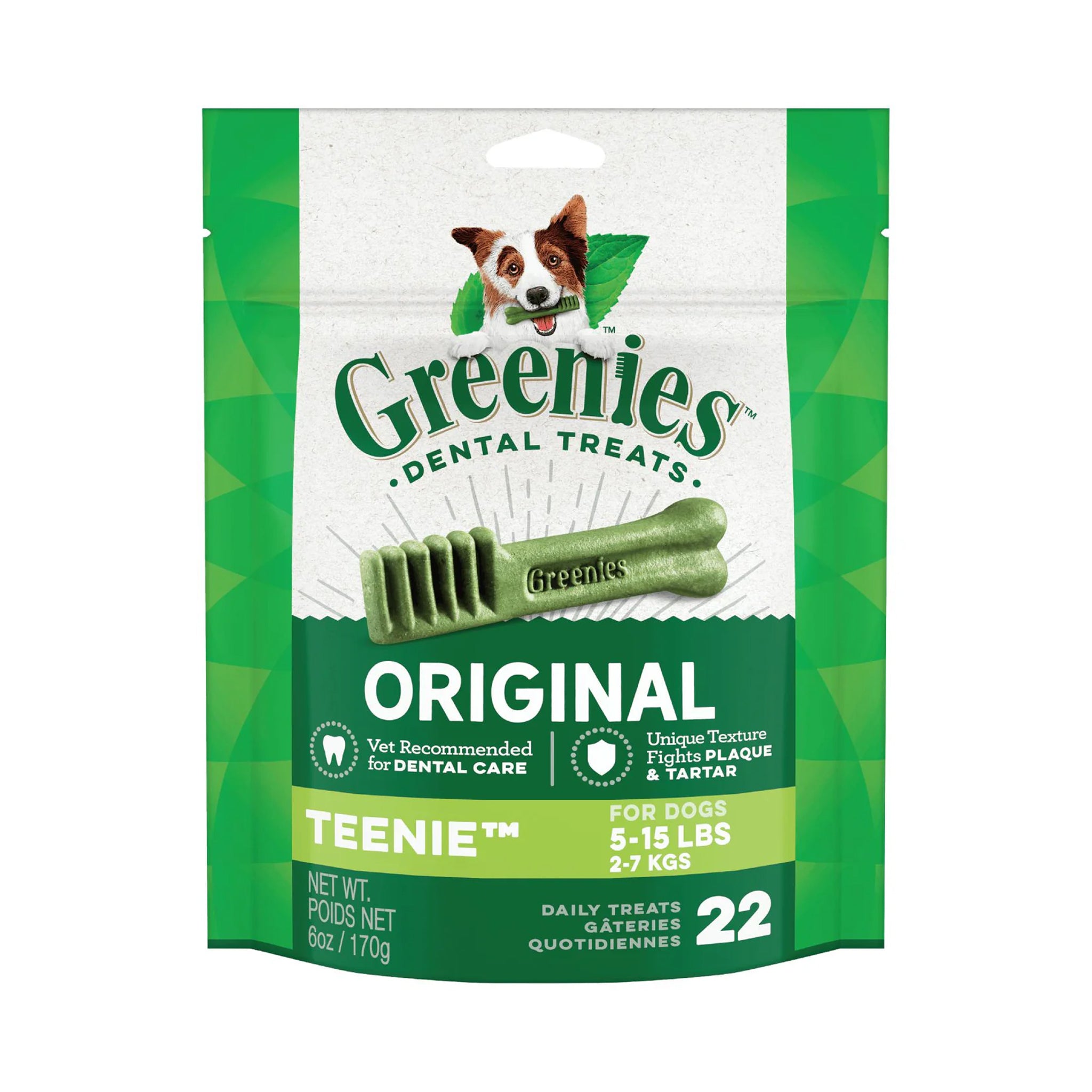 Greenies Original Dental Chews for Dogs – Daily Oral Care Treats (All Sizes) 170g