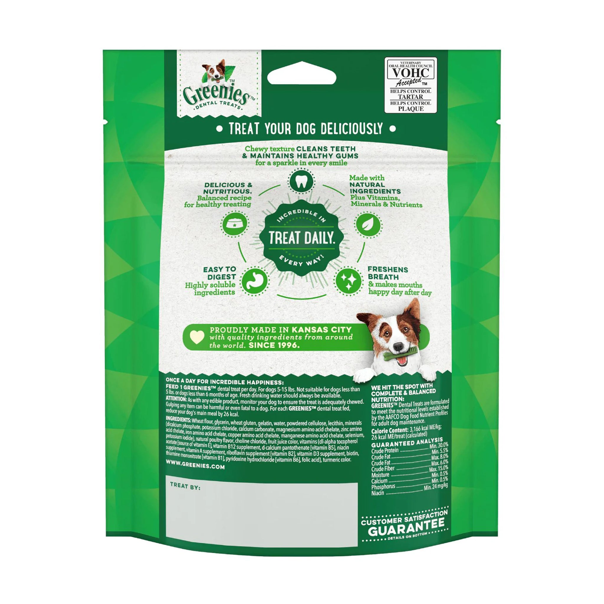 Greenies Original Dental Chews for Dogs – Daily Oral Care Treats (All Sizes) 170g