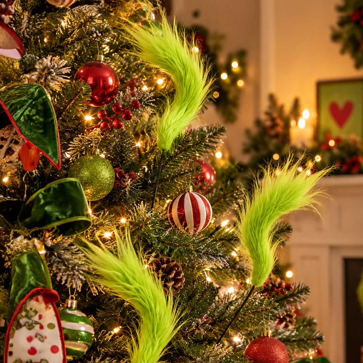Grumble Christmas Decoration Wavy Tree Picks
