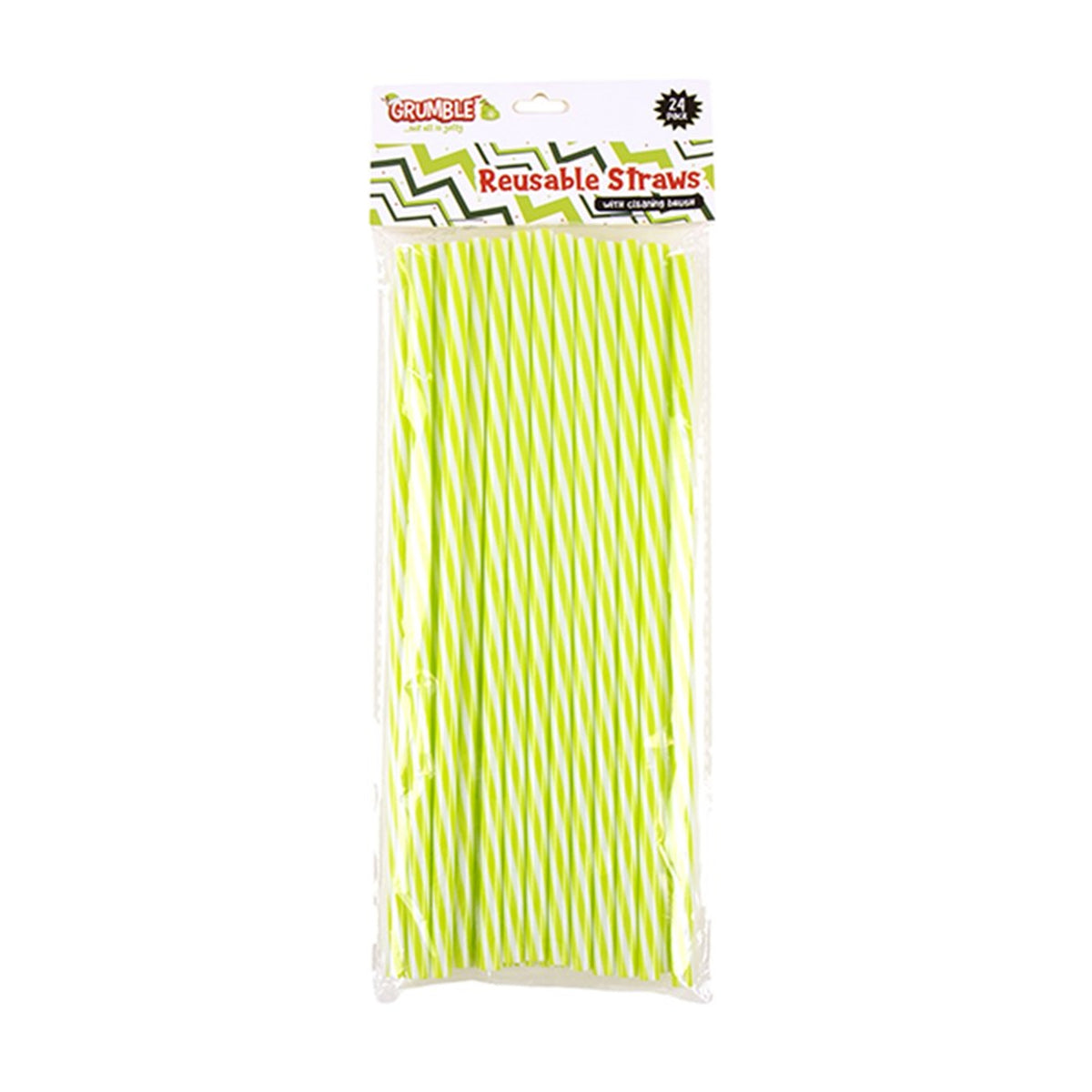 Grumble Christmas Reusable Straws