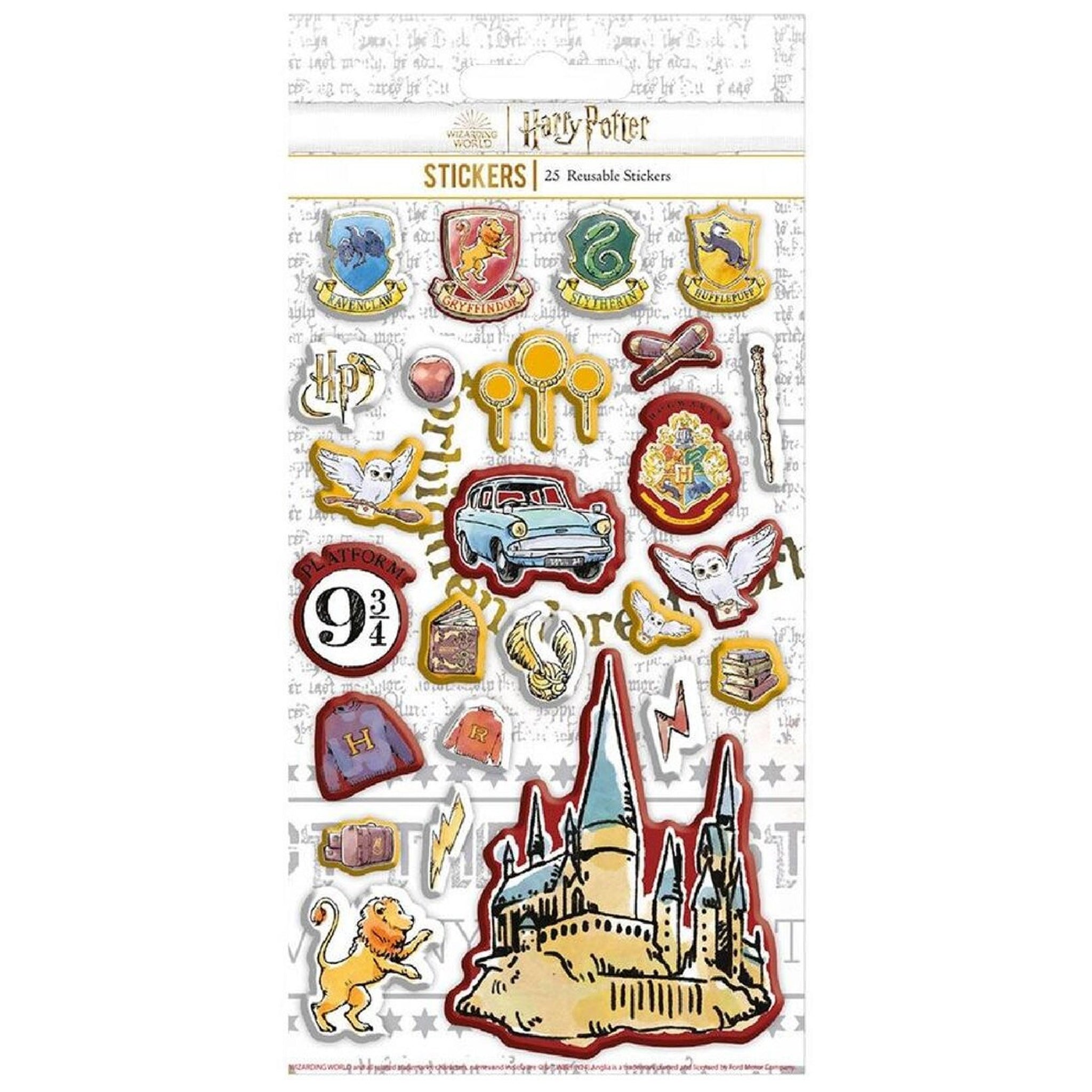 Pop Culture Reusable Sticker Set