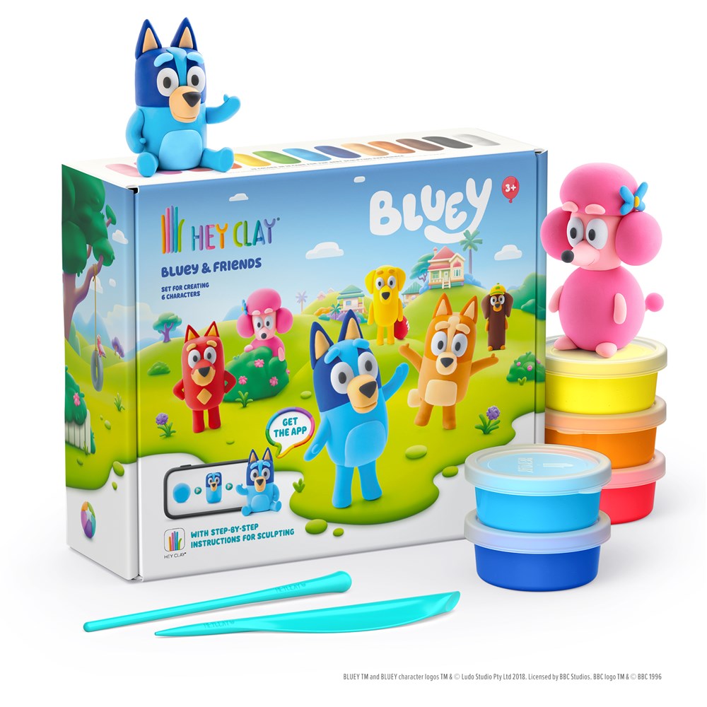 Hey Clay Bluey & Friends Set