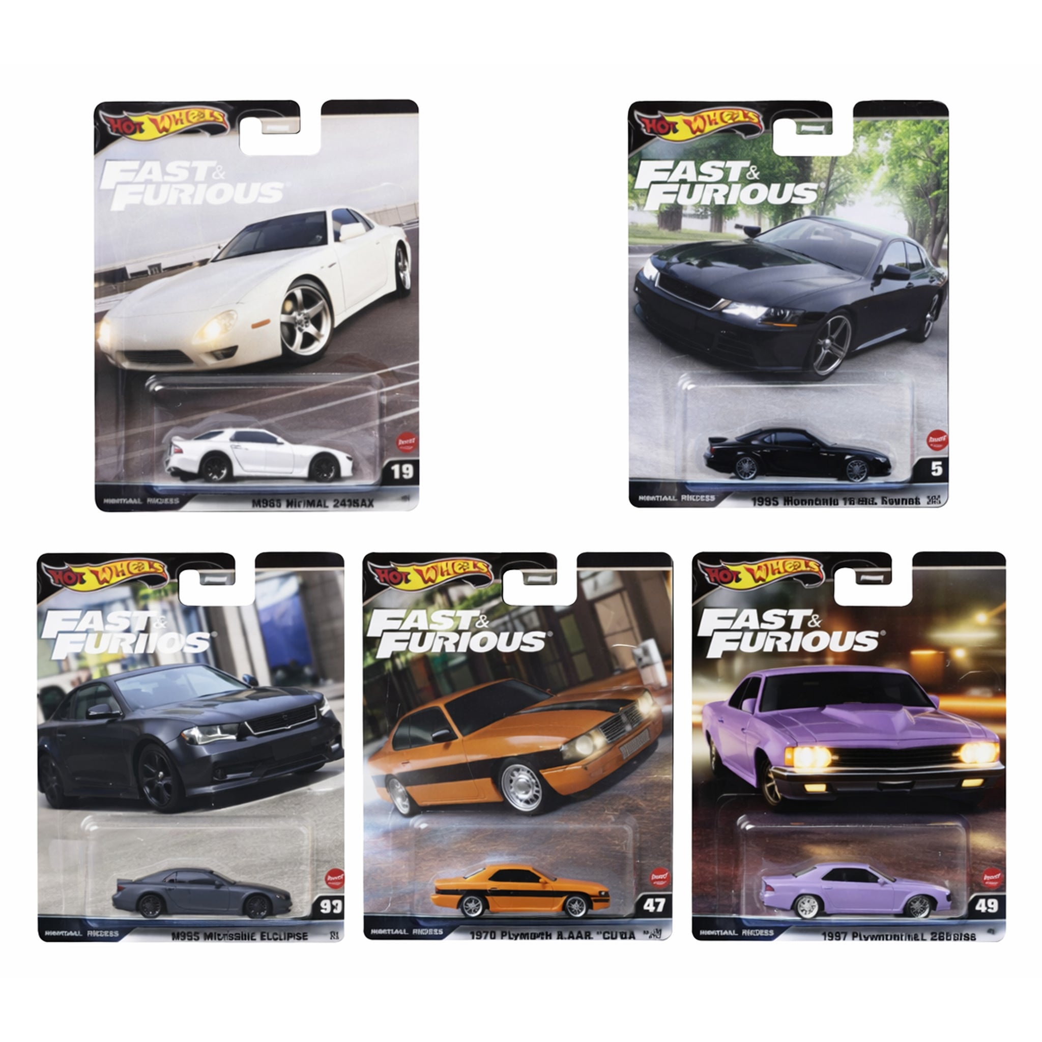 Hot Wheels Fast & Furious Premium Vehicles 1:64 – Assorted