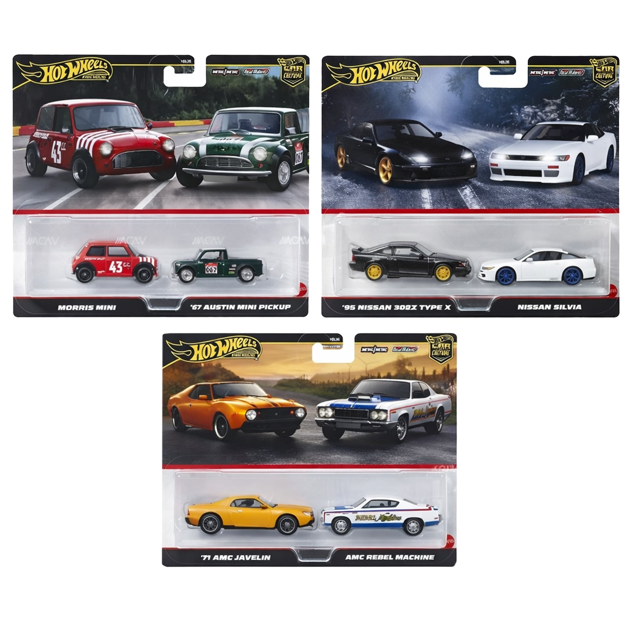 Hot Wheels Premium Car Culture 2 Pack 1:64 – Assorted