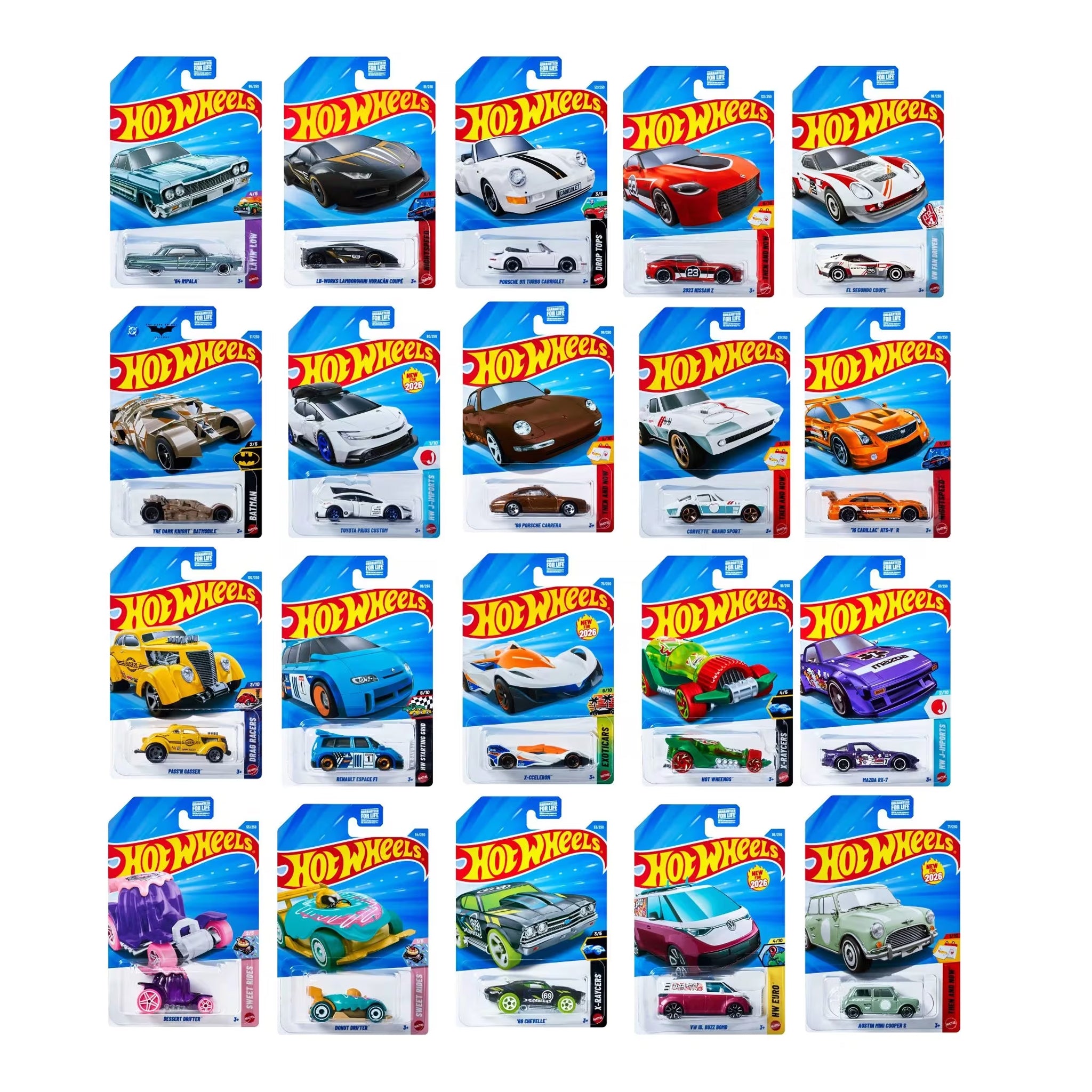 Hot Wheels Diecast Basic Cars Assorted