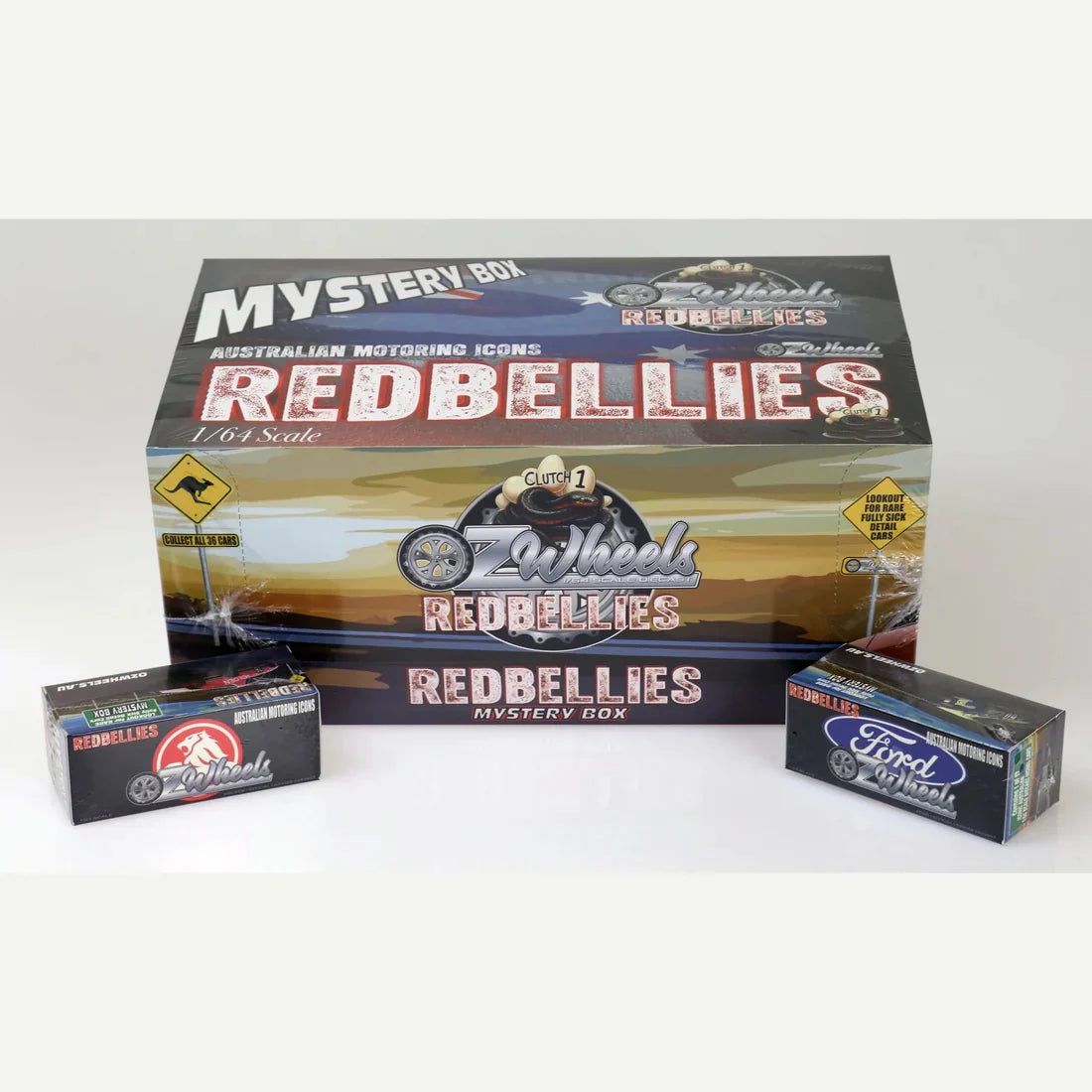 Oz Wheels 1:64 Red Bellies Mystery Boxes assorted