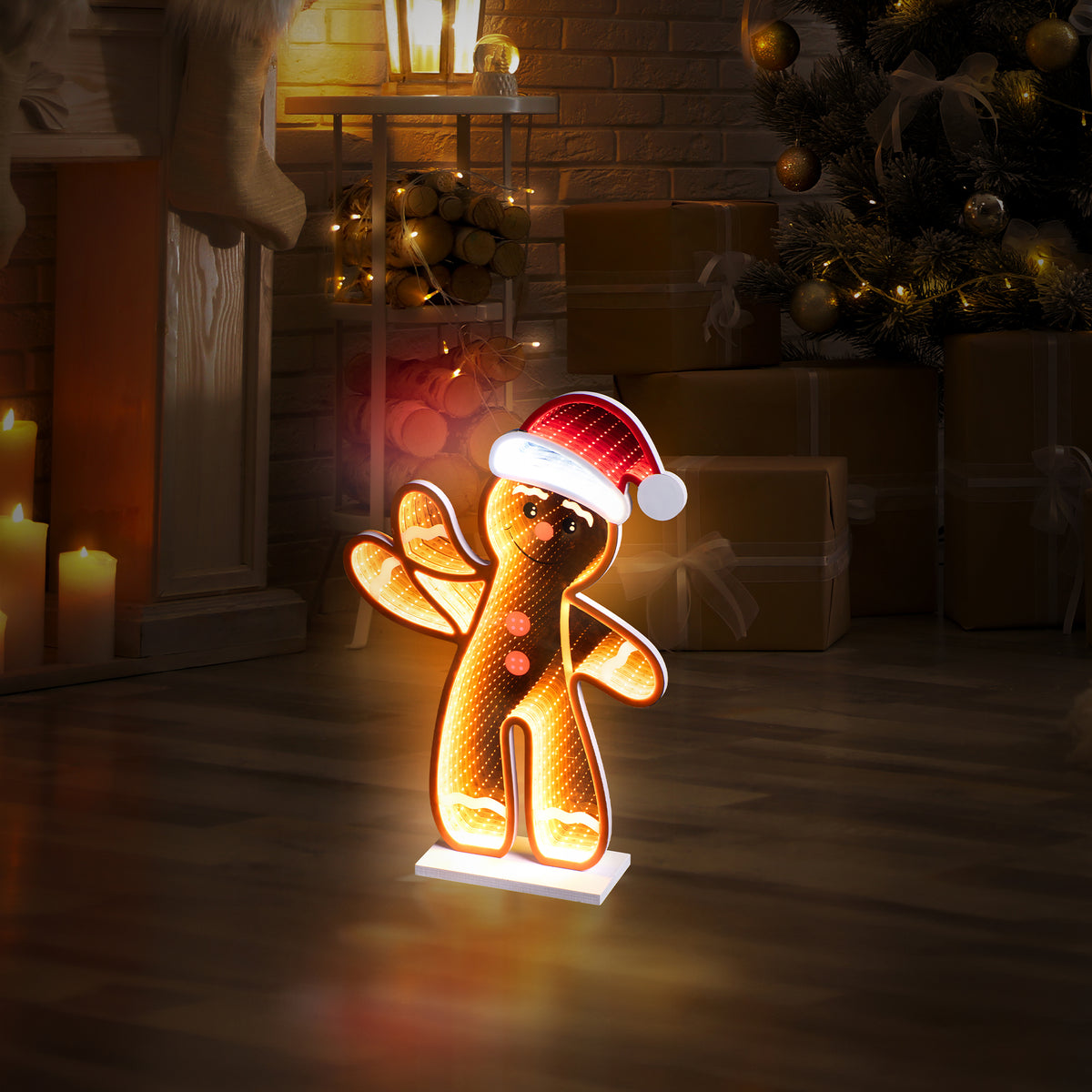 Infinity Light Gingerbread Waving Flash 50cm