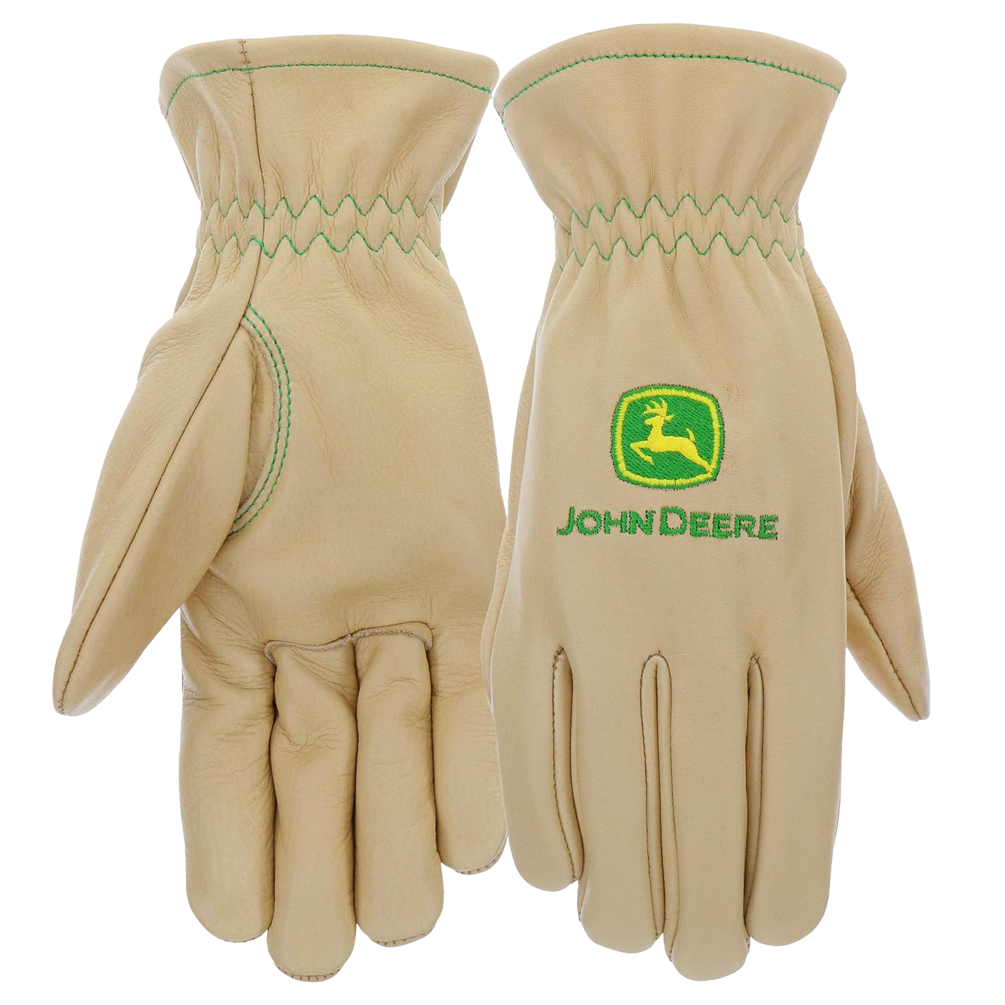 John Deere Women's Water Resistant Leather Grain Gloves