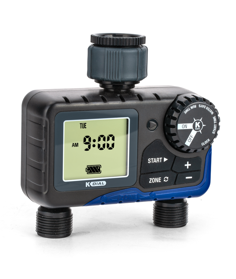 K-Rain K Dial Dual Outlet Tap Timer