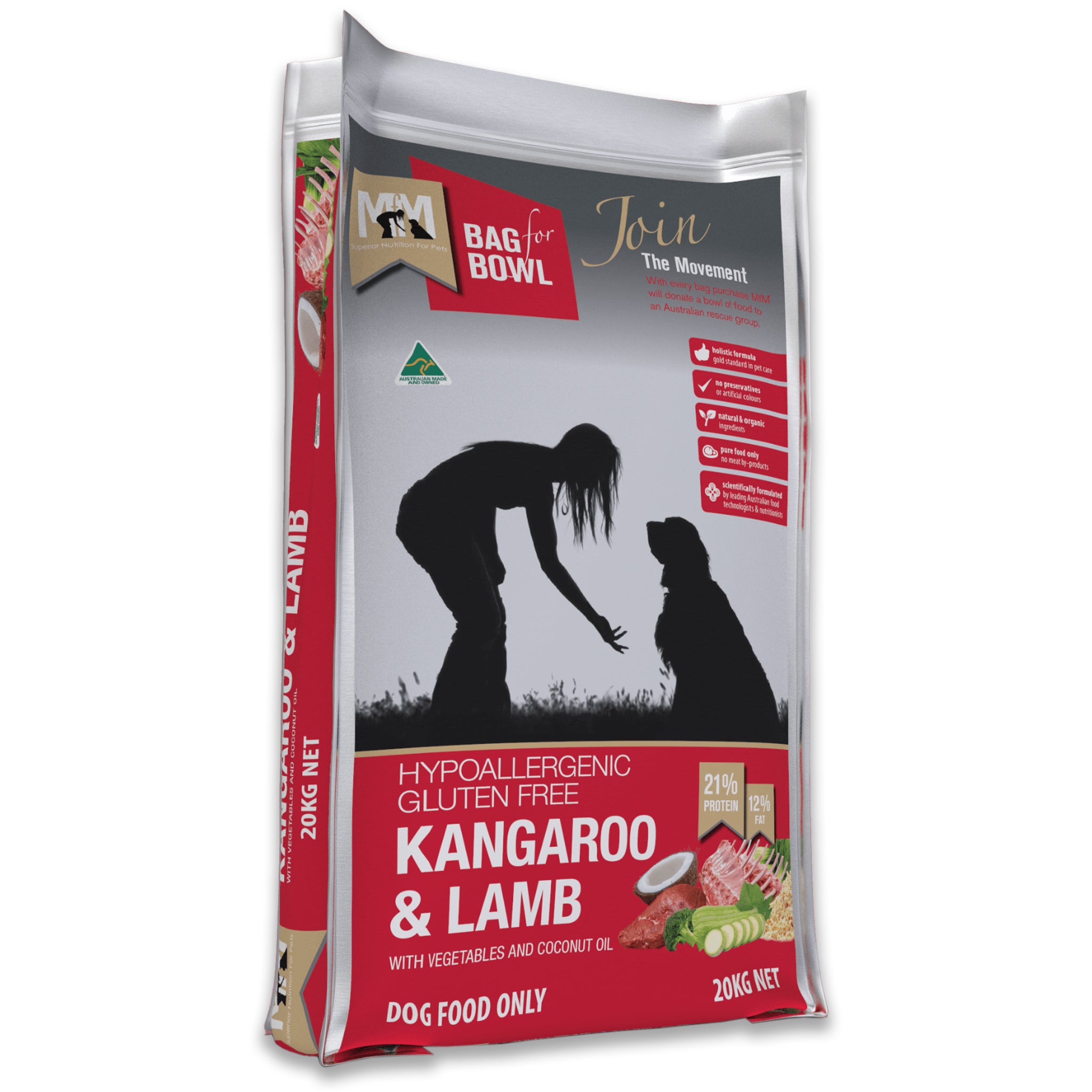 Meals for Mutts MFM Adult Kangaroo and Lamb