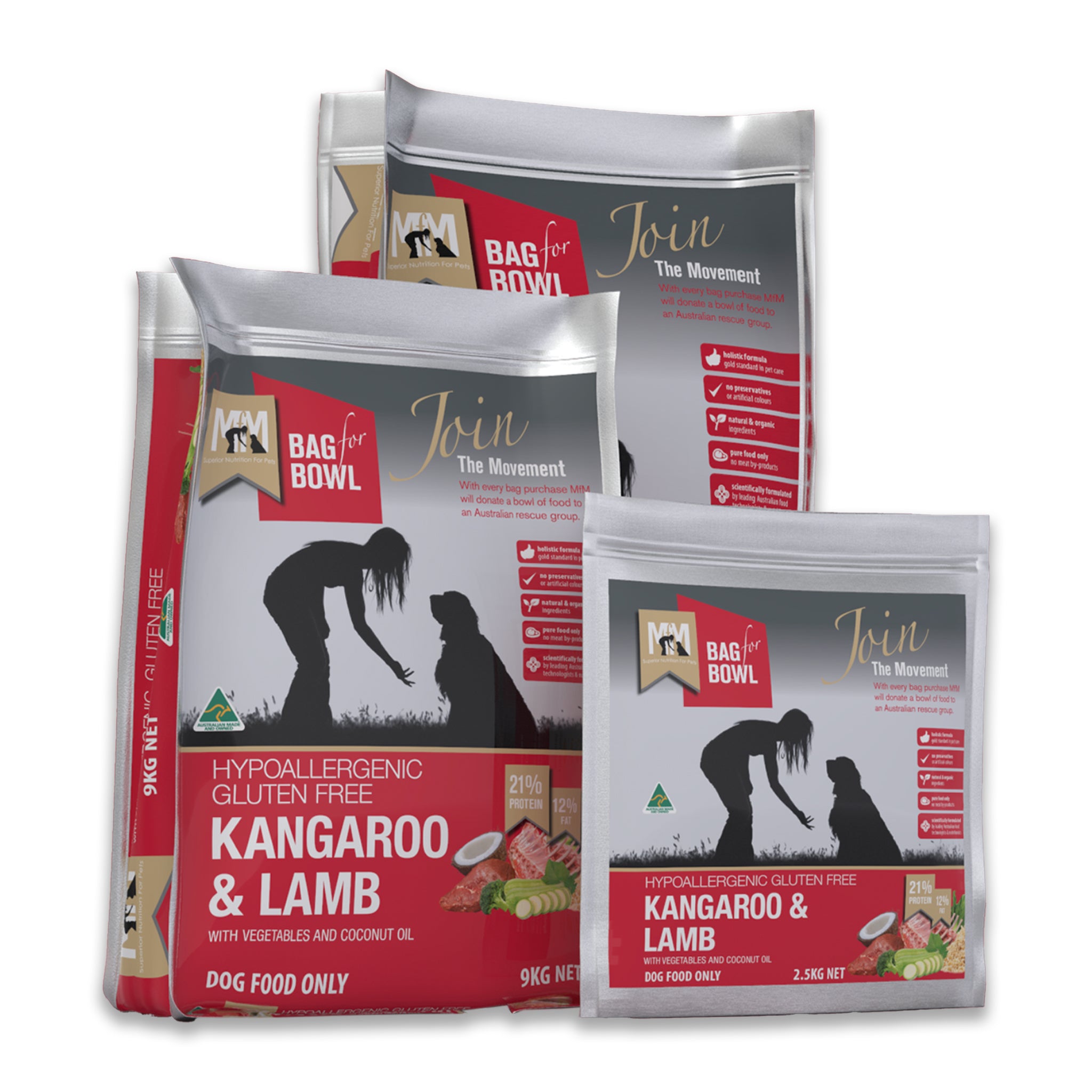 Meals for Mutts MFM Adult Kangaroo and Lamb