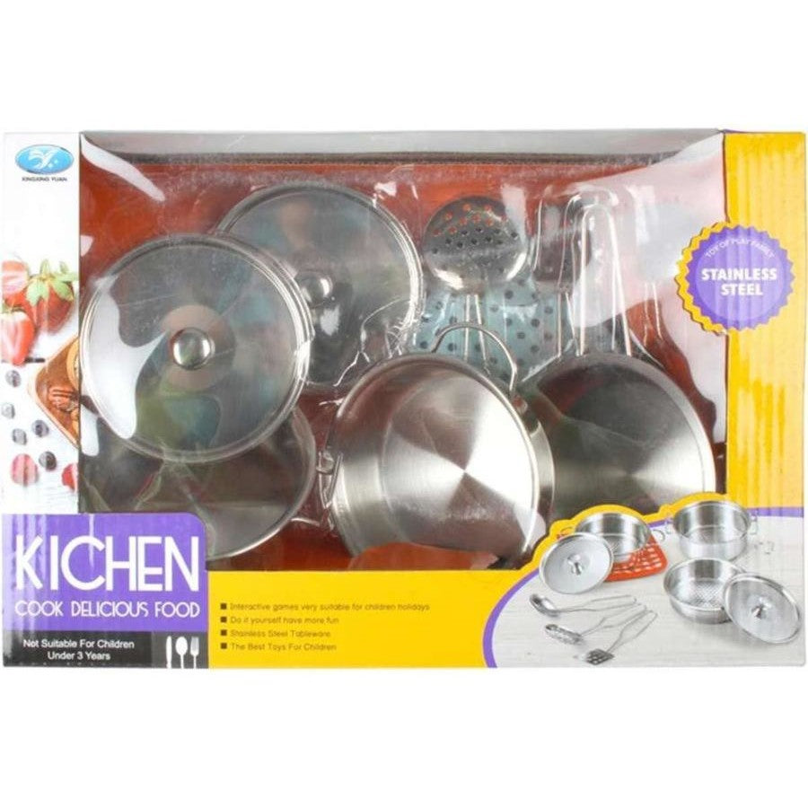 Kitchen Cook 9pc Stainless Steel Set