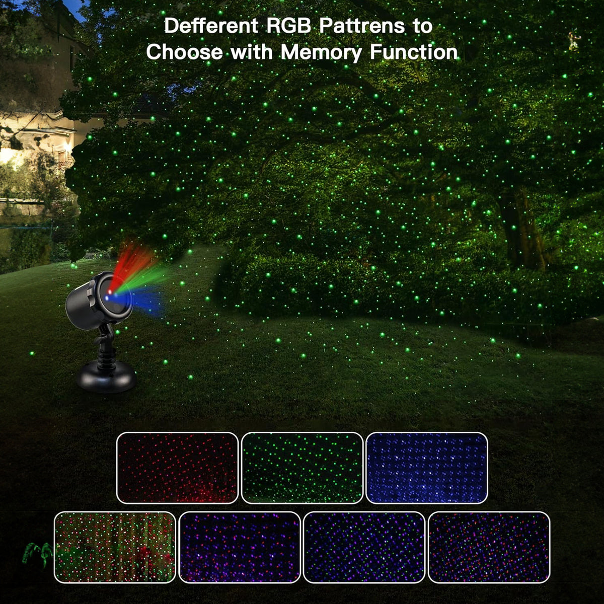 Laser RGB Dots Motion