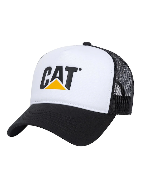 CAT Logo Mesh Back Hat-One Size