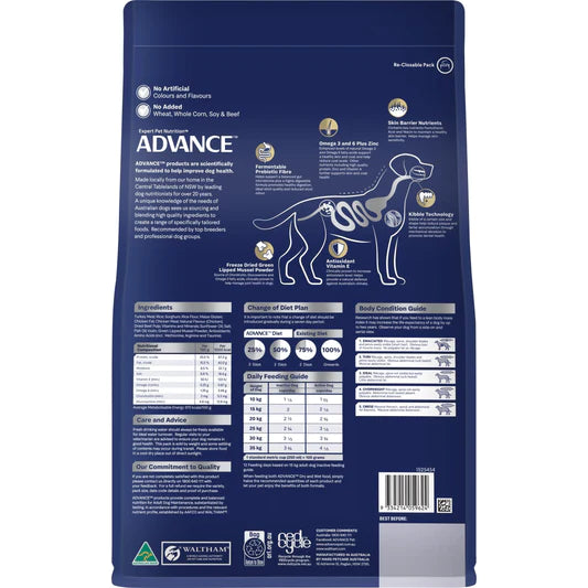 Advance Terrier Adult Medium Breed Turkey with Rice