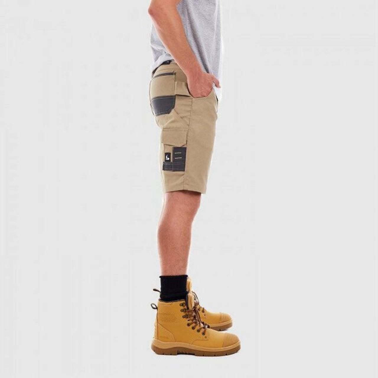 Tradie Men's Flex Contrast Cargo Work Shorts