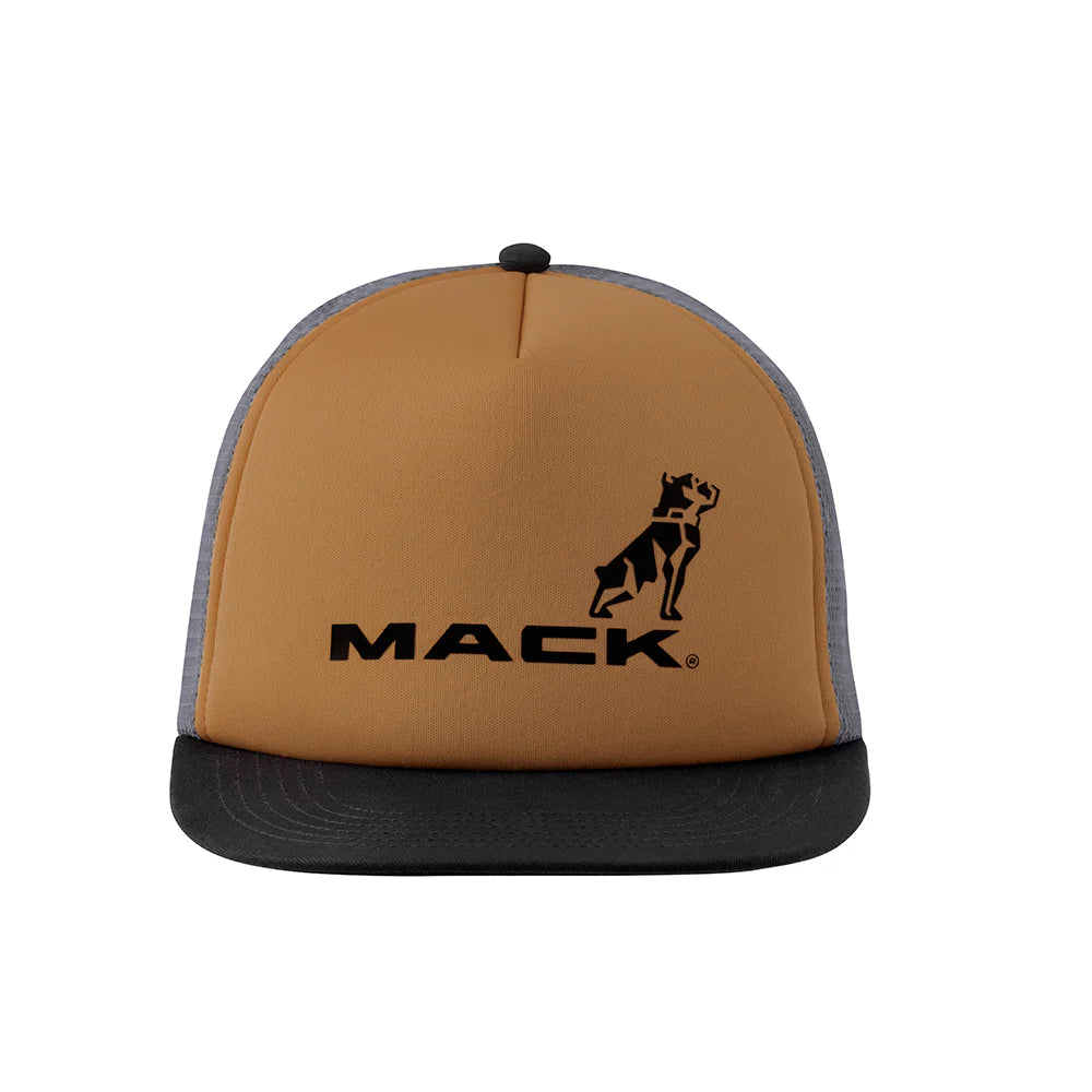 MACK Firm Flat Brim Foam Tri Colour Trucker