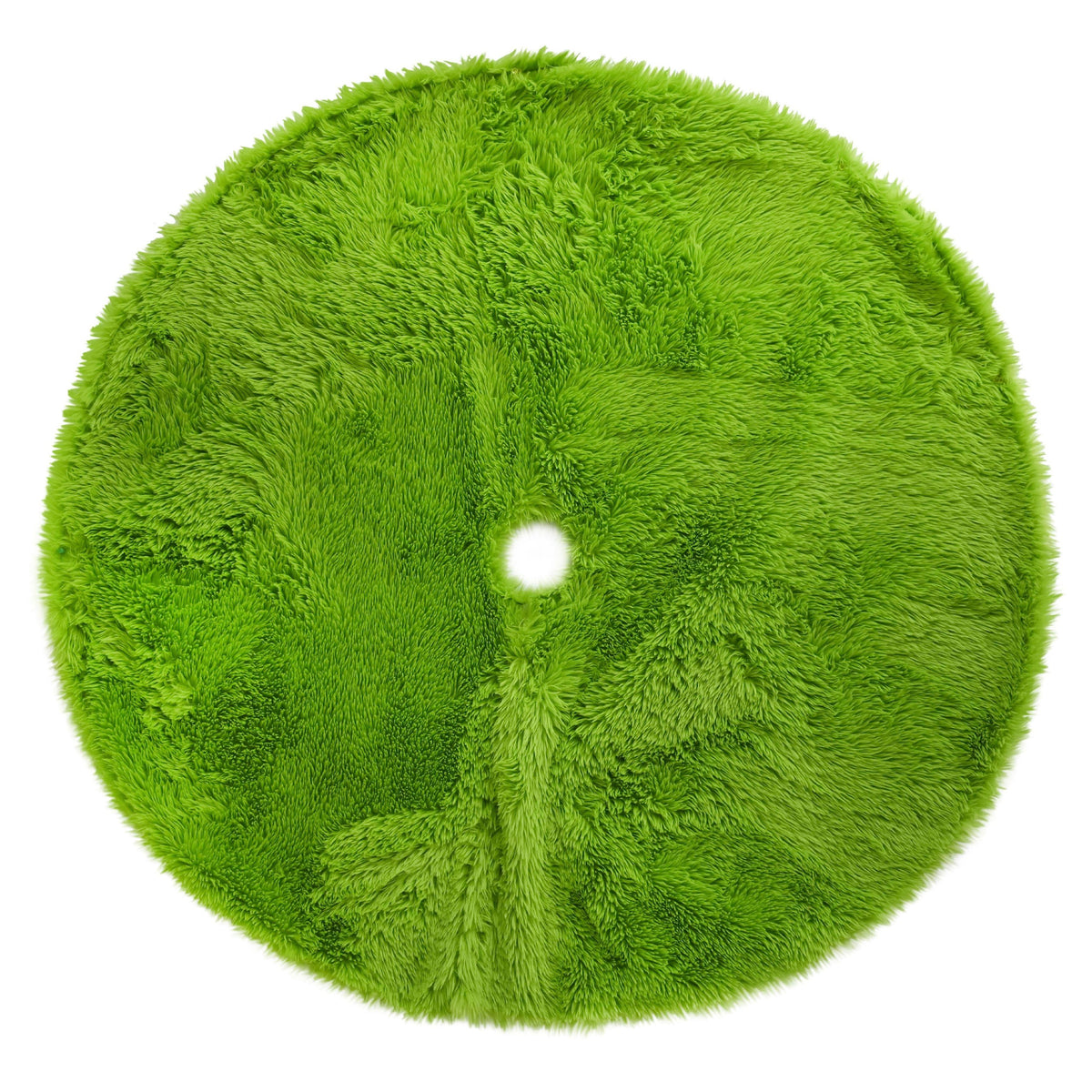 Mean Green Shaggy Tree Skirt 120cm