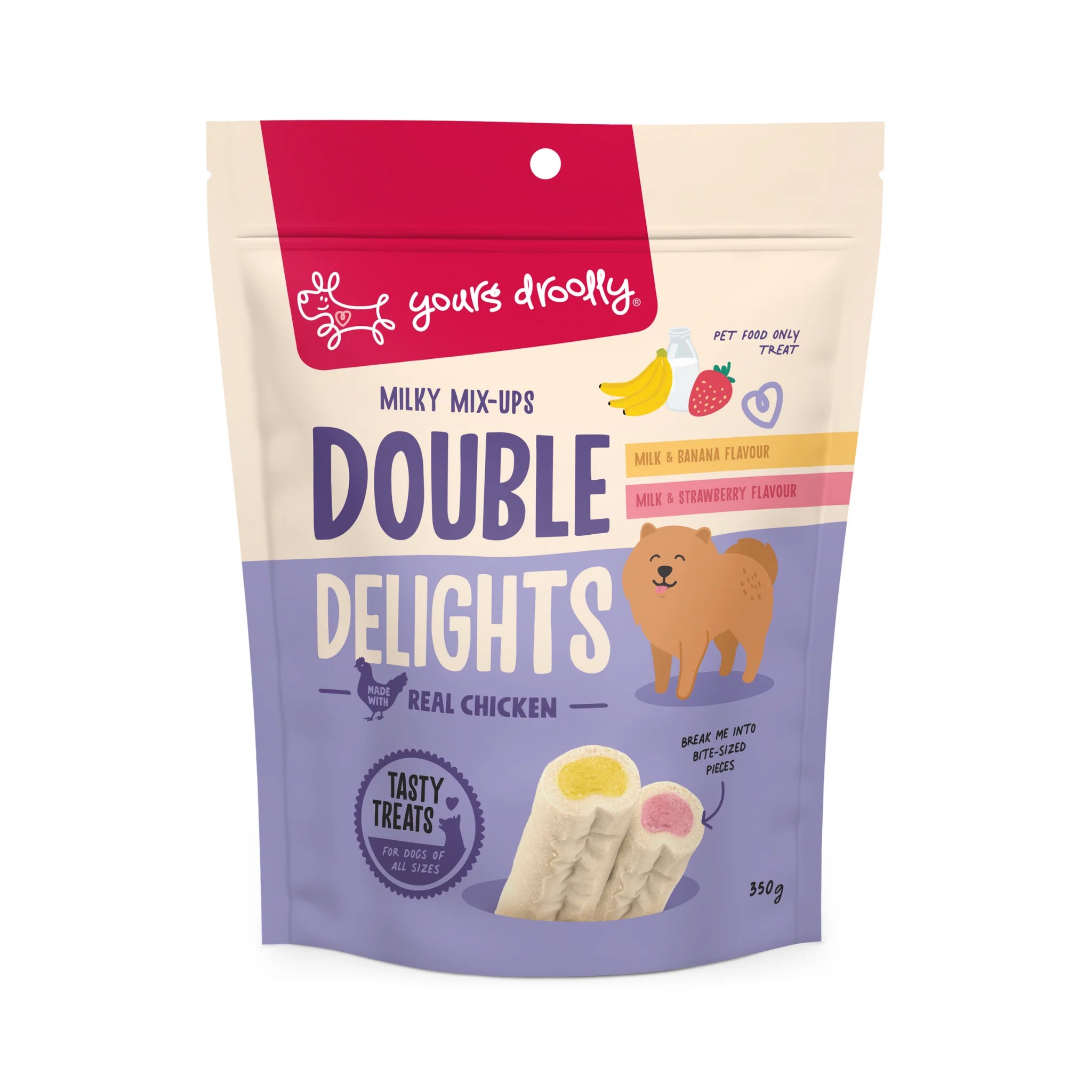 Yours Droolly Double Delights Dog Treats