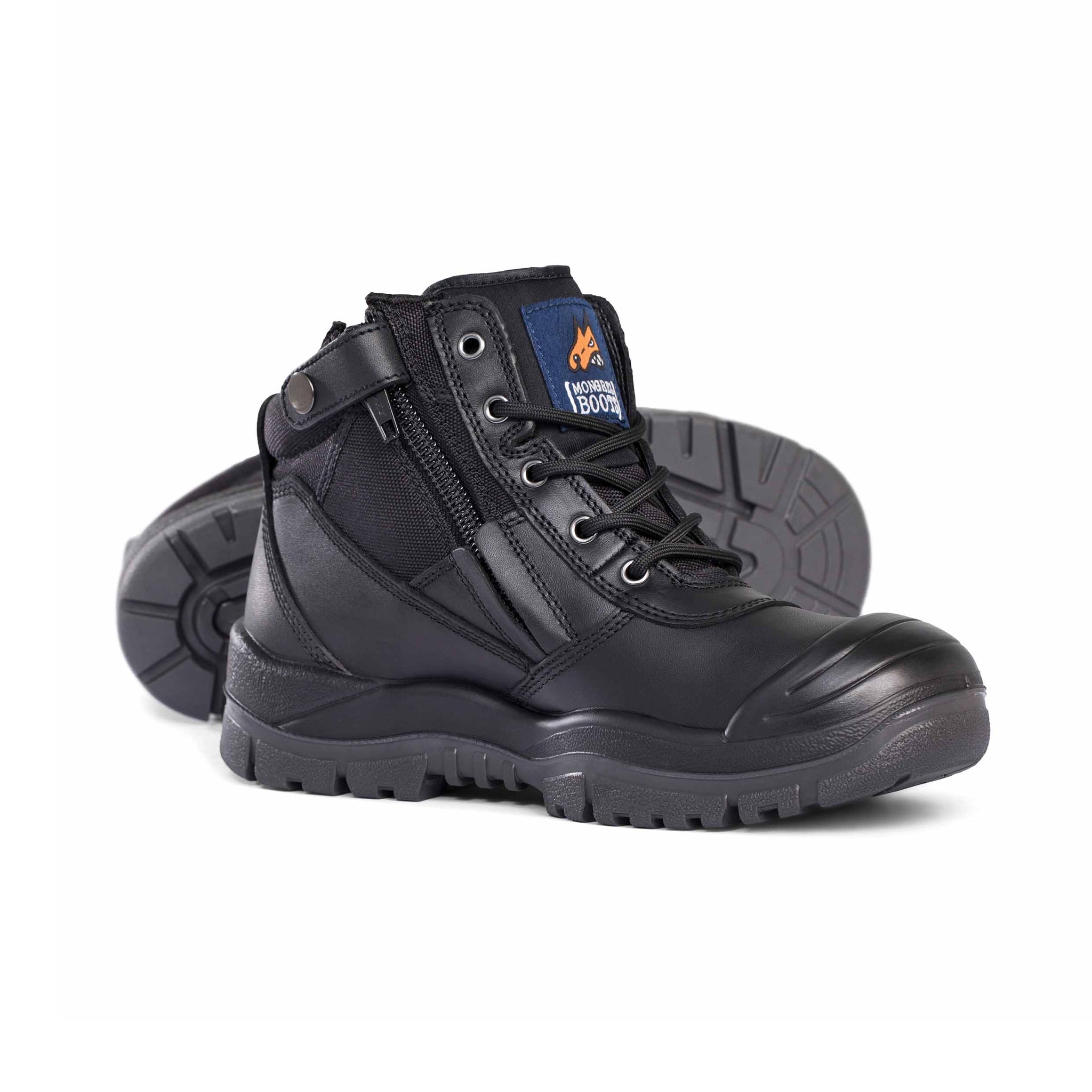 Mongrel Boots ZipSider w/ Scuff Cap