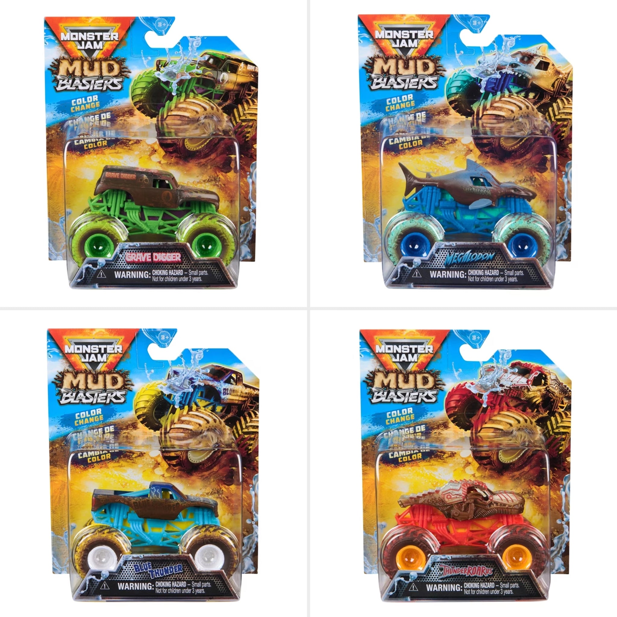 Monster Jam 1:64 Mud Blasters assorted