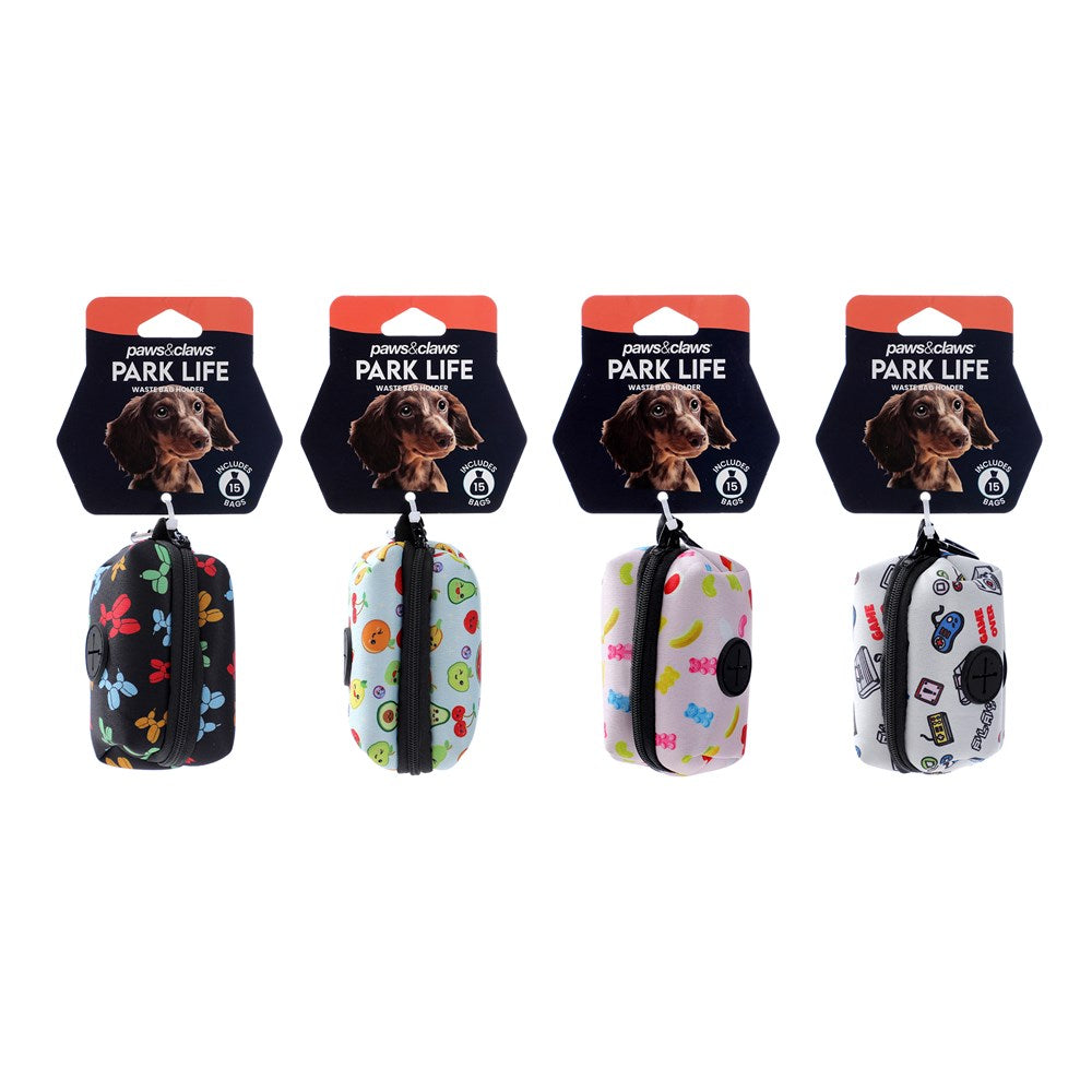 Park Life Neoprene Waste Bag Holder – Assorted