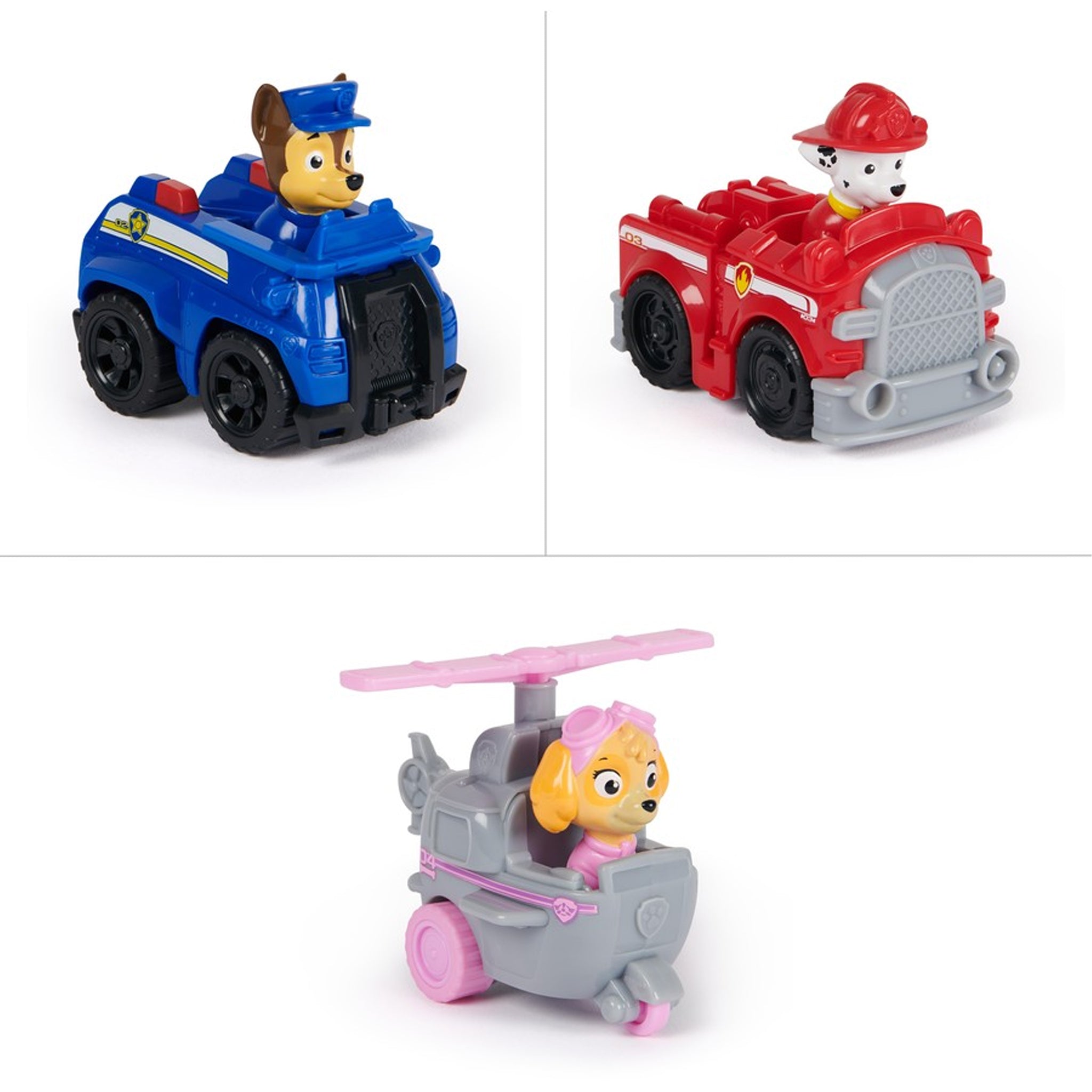 Paw Patrol Pullback Deluxe Vehicles Assorted