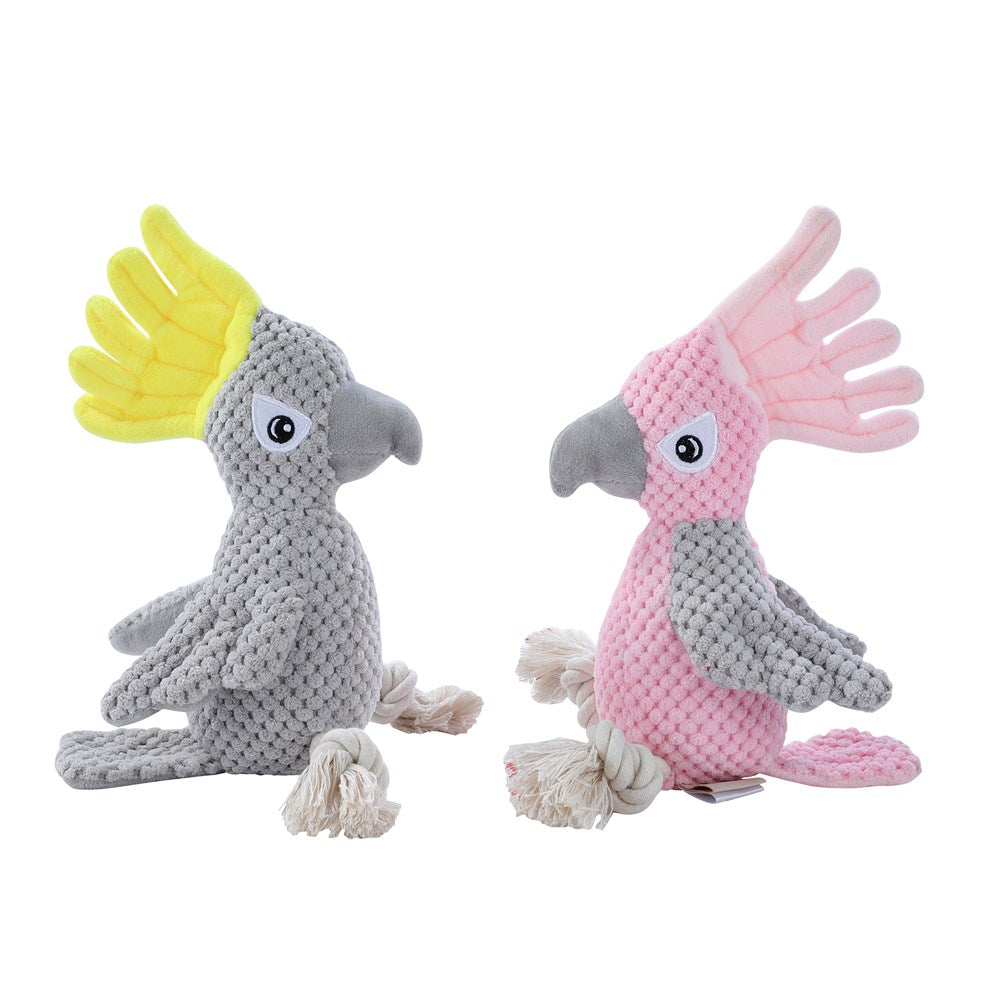 Cockatoo Plush Dog Toy – (30cm)