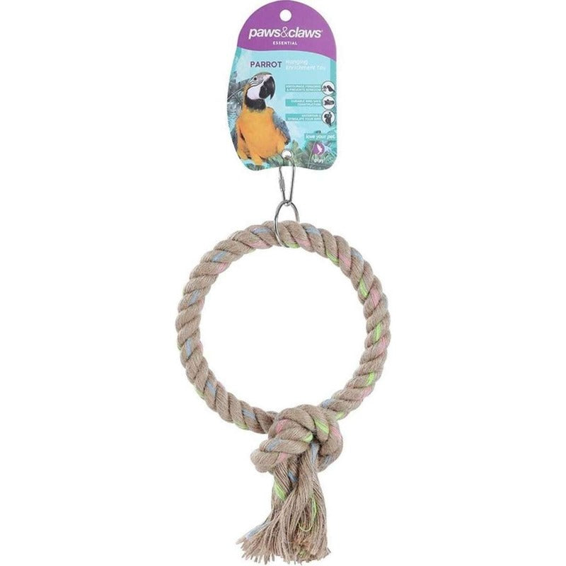 Parrot Jute Ring Toy xx